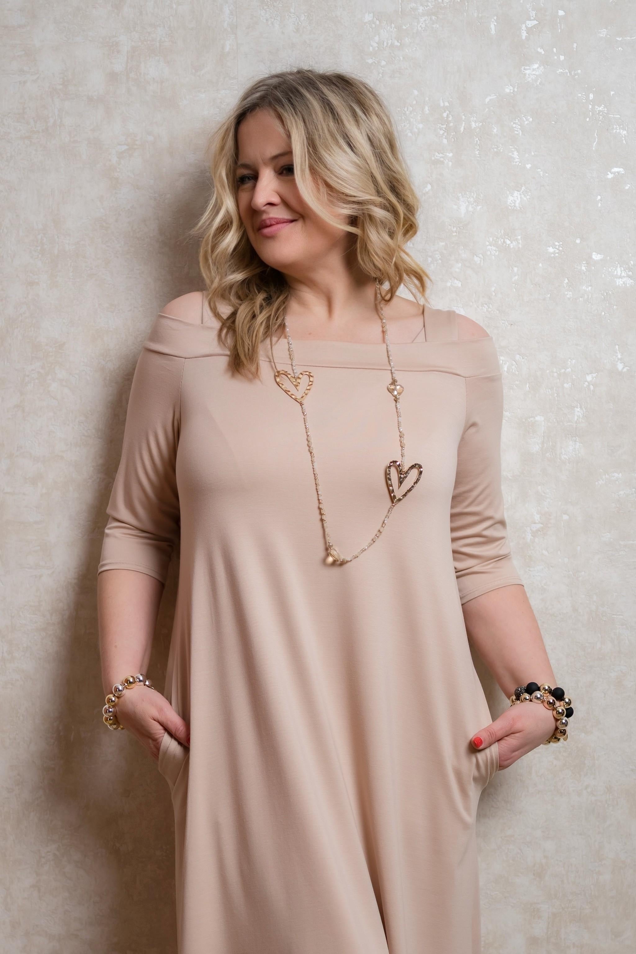 Kleid Leipzig in Nude