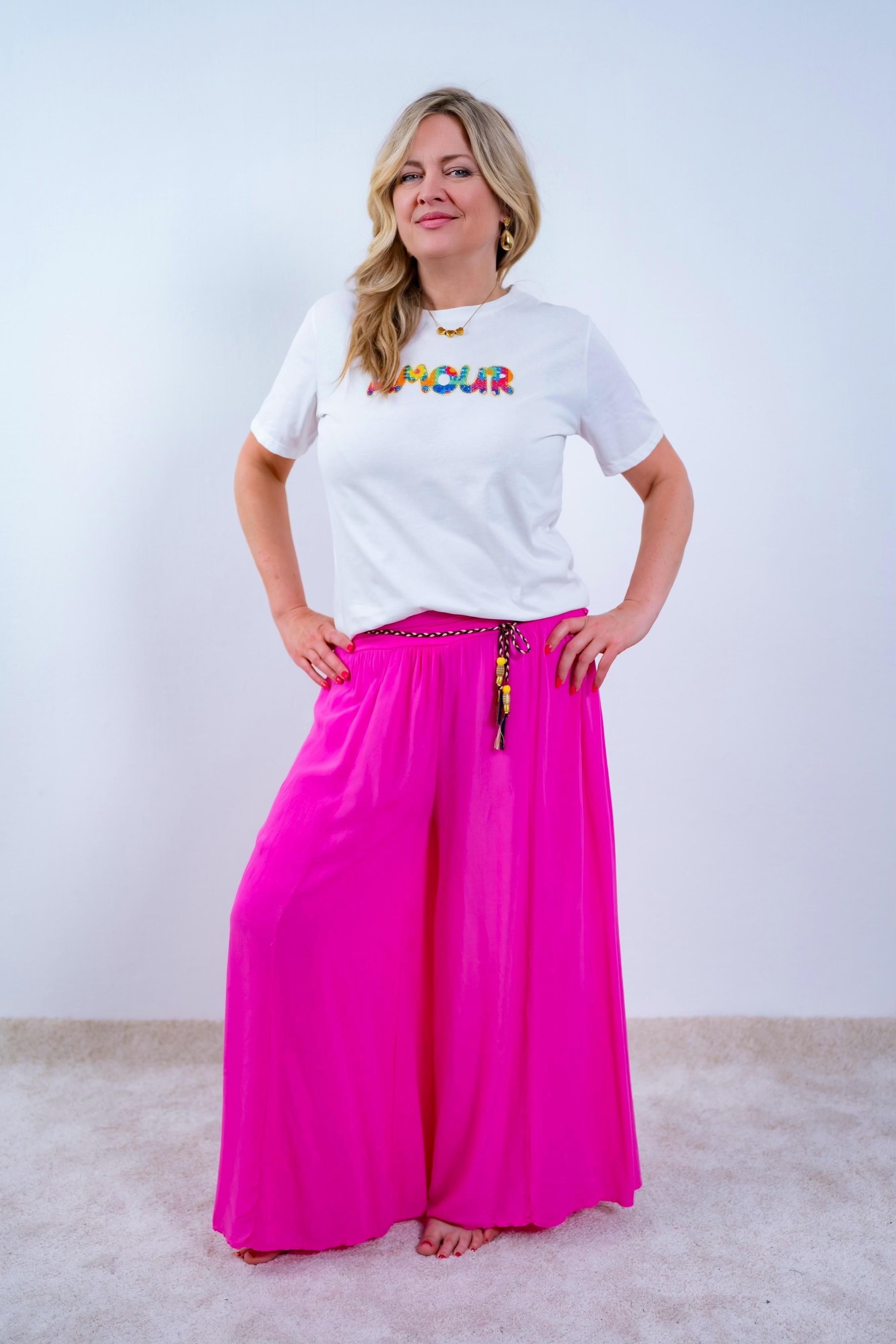 Stoffhose Orlando in Pink