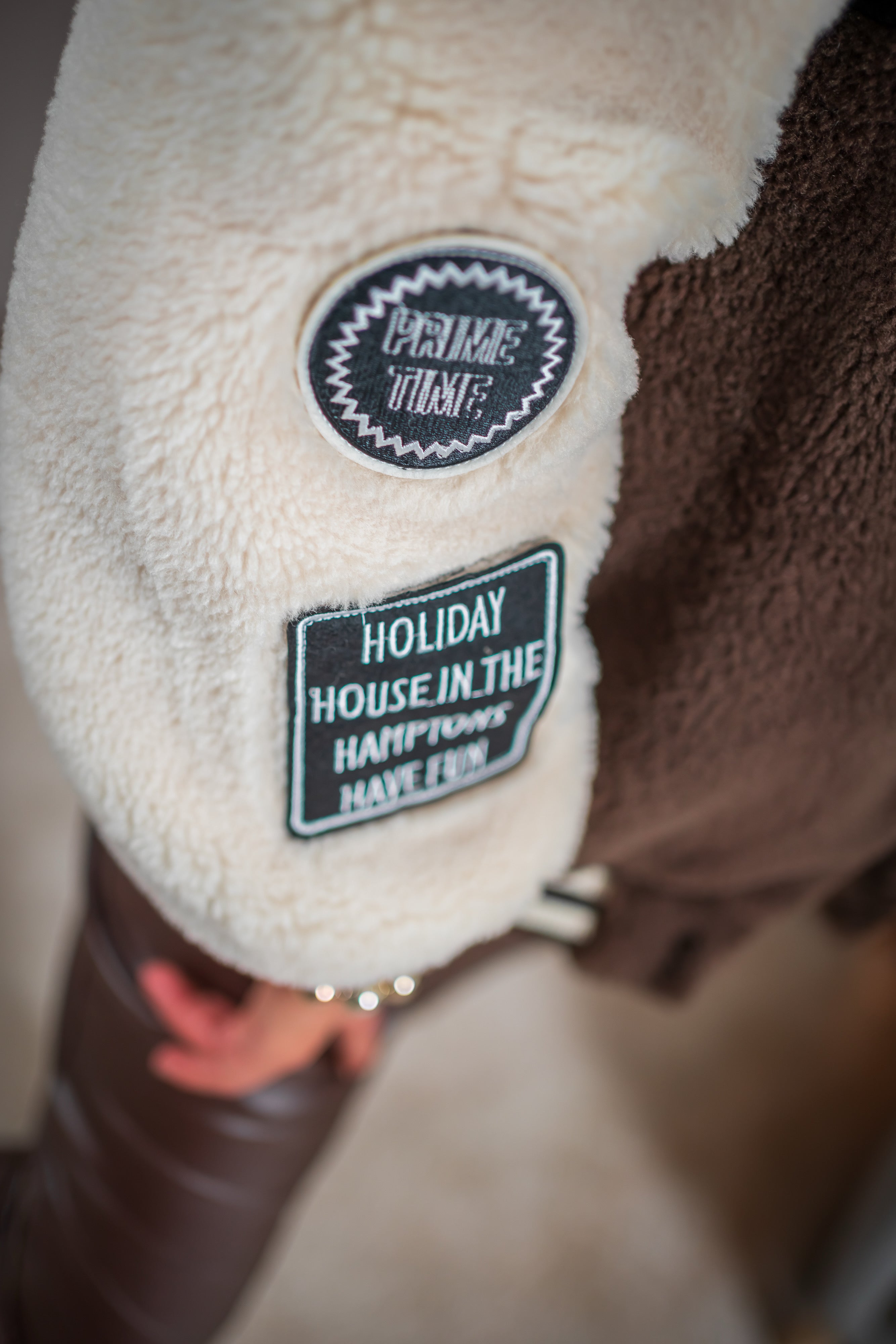 Collegejacke, schokobraun