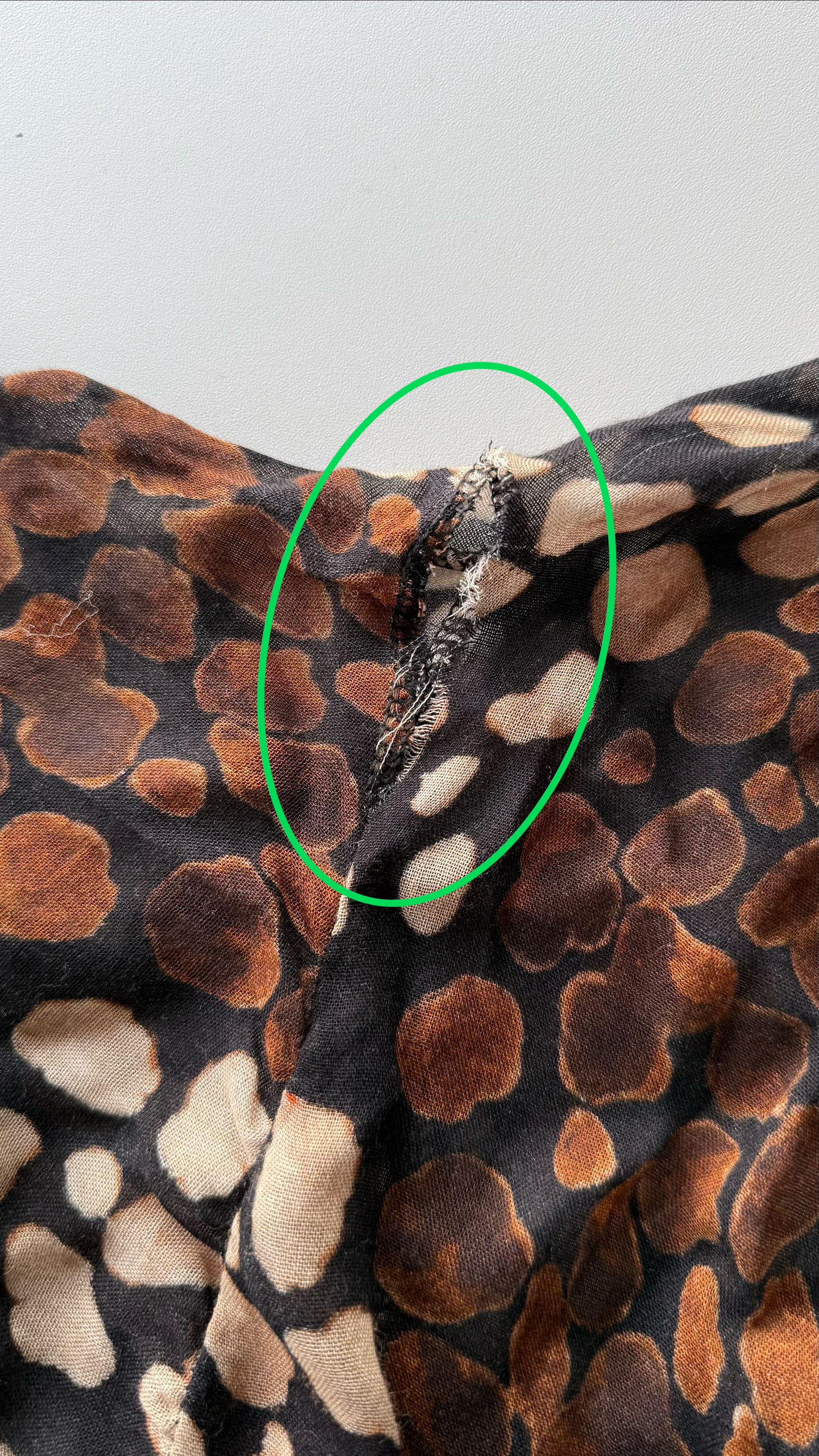 Bluse mit Muster 2.Wahl