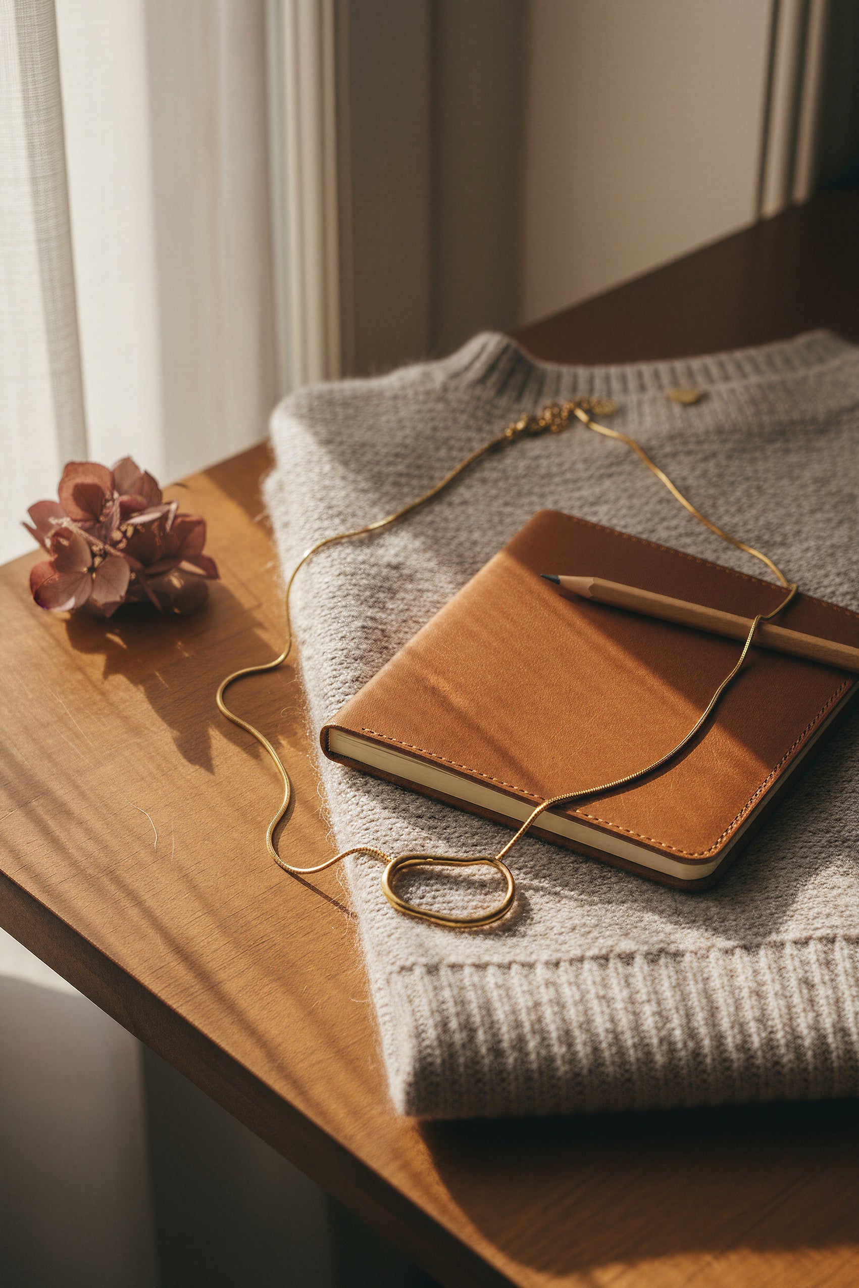 Goldkette mit modernem Anhänger