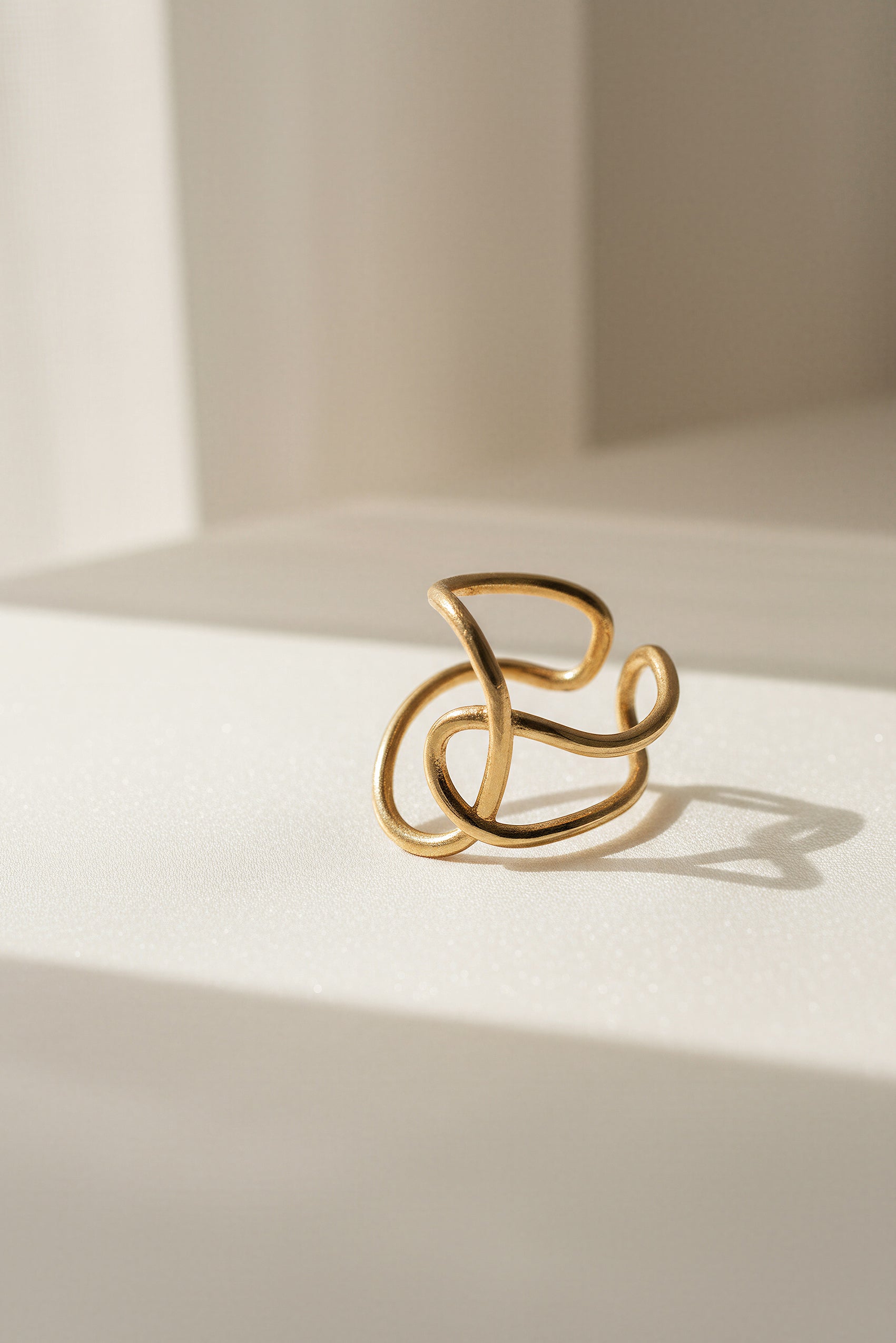 Offener Multi-Band-Ring aus Edelstahl