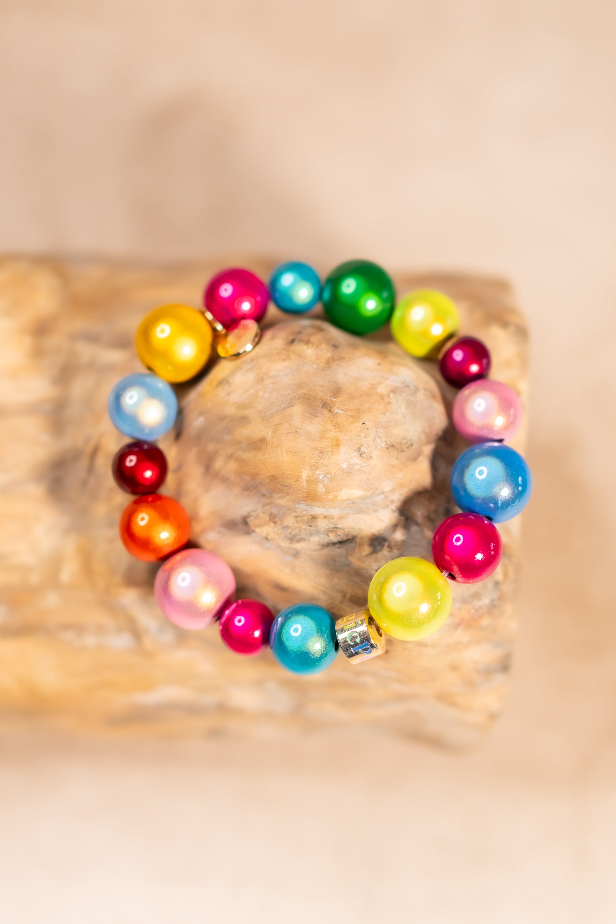 Perlenarmband Rainbow Glow