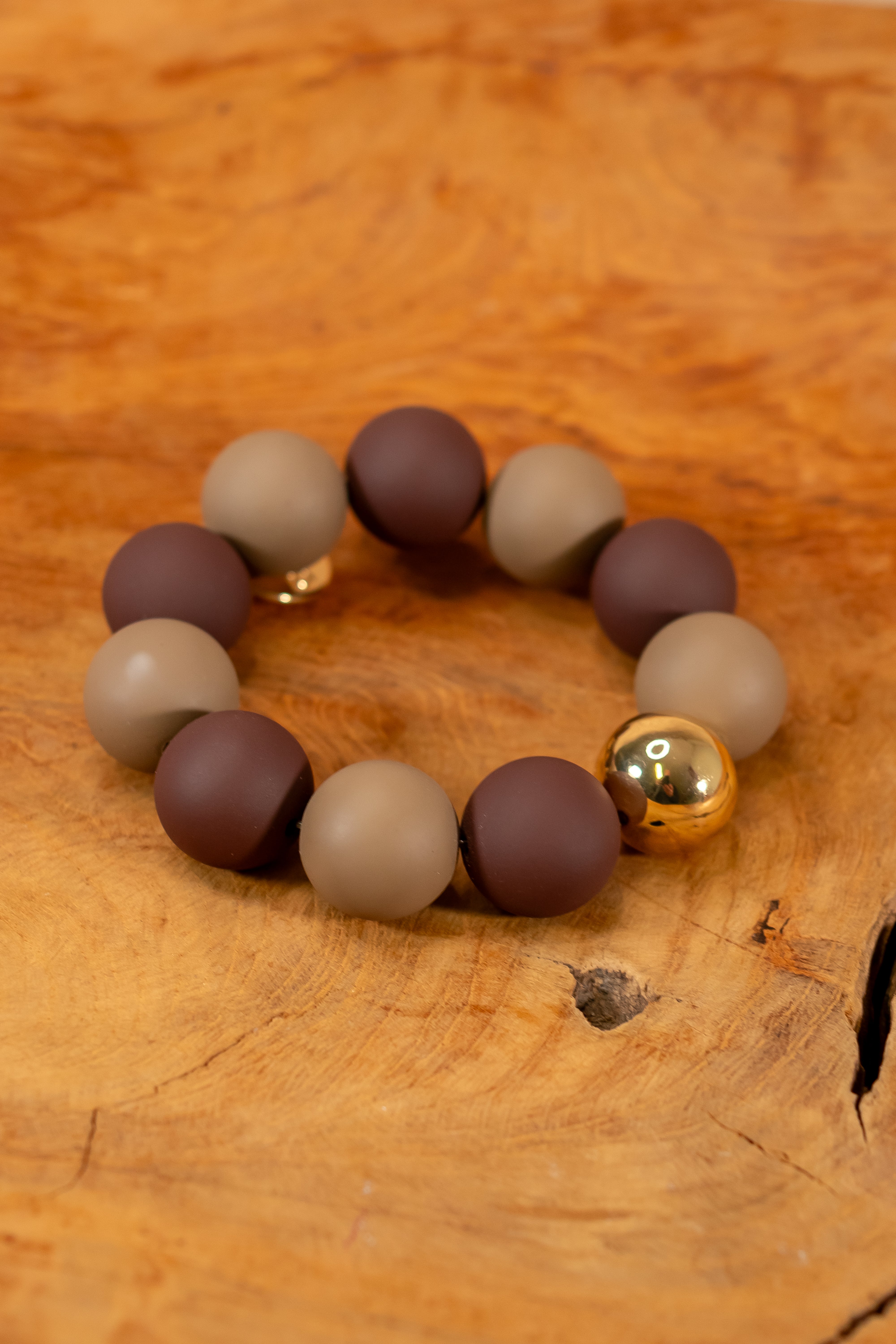 Perlenarmband, zweifarbig