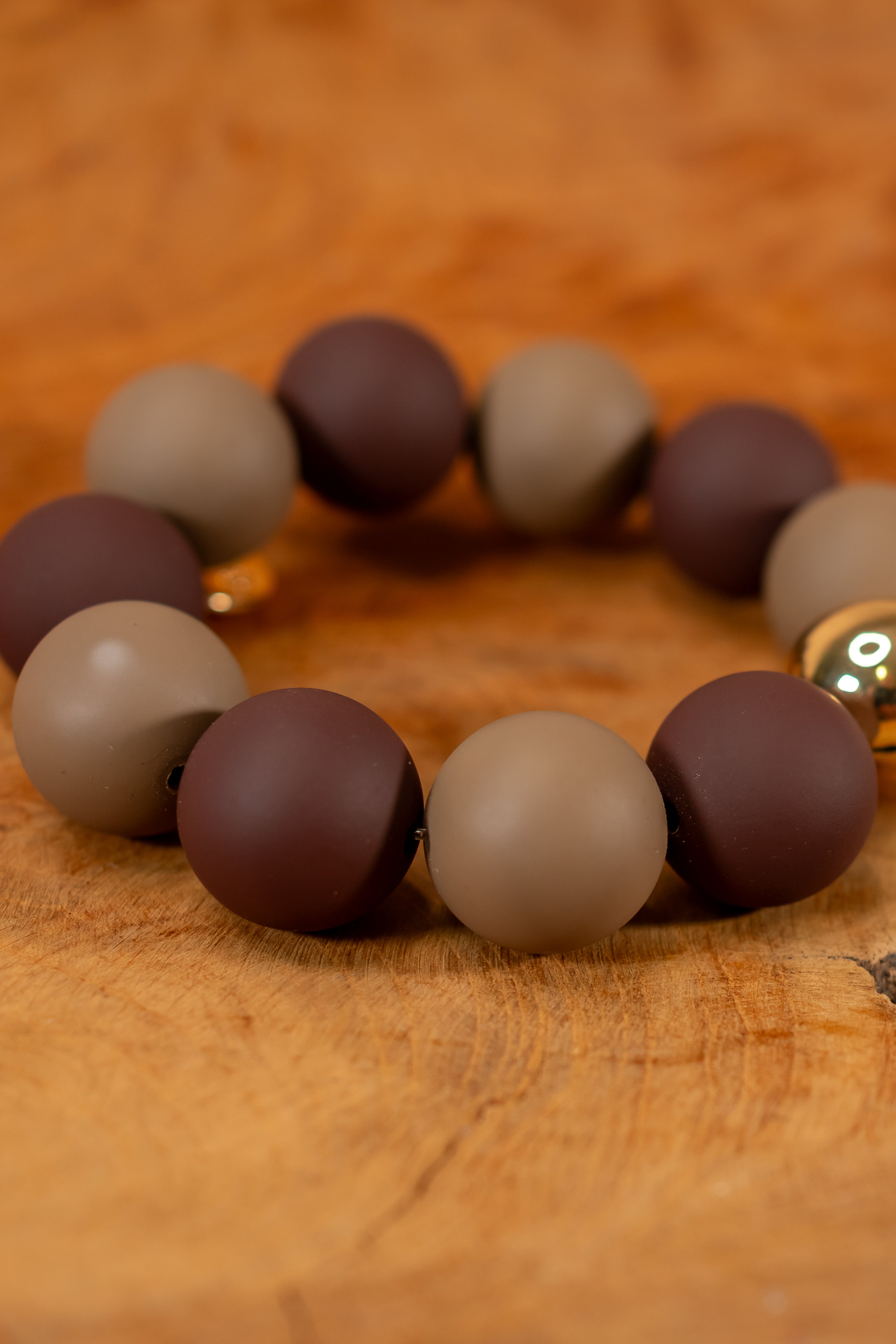 Perlenarmband, zweifarbig