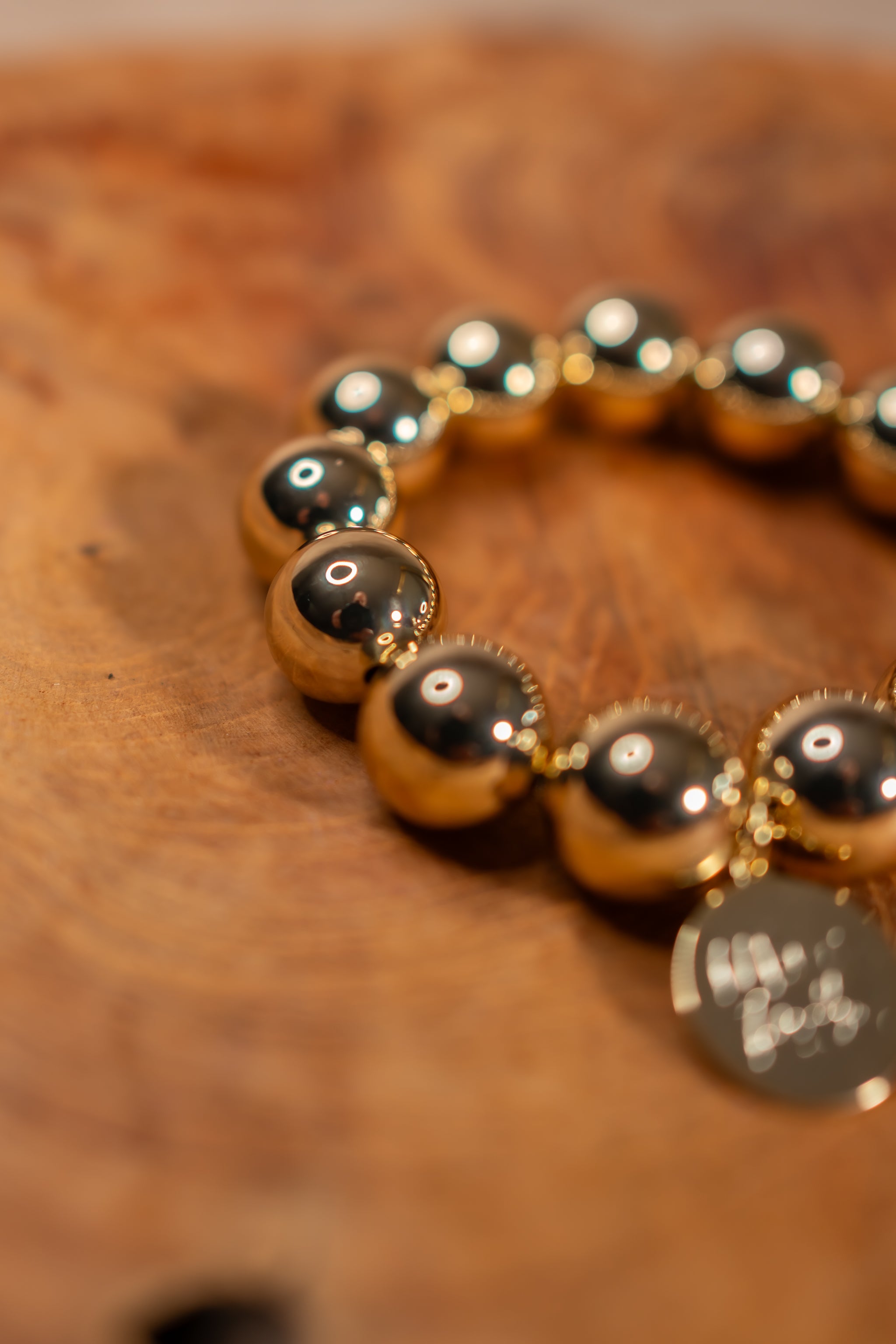 Perlenarmband Elegant Gold