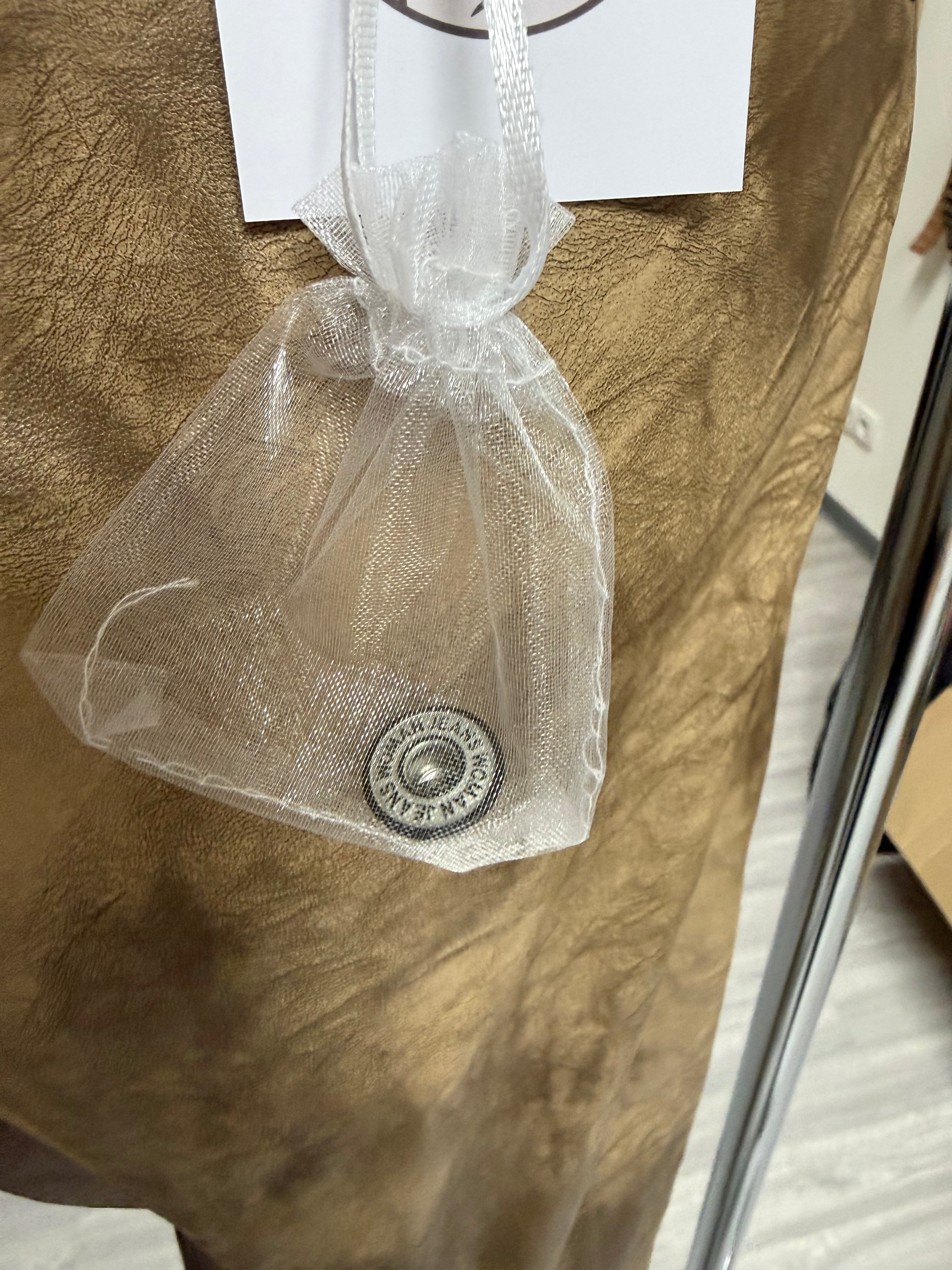 Lederimitatshose, braun-beige 2.Wahl Gr. M