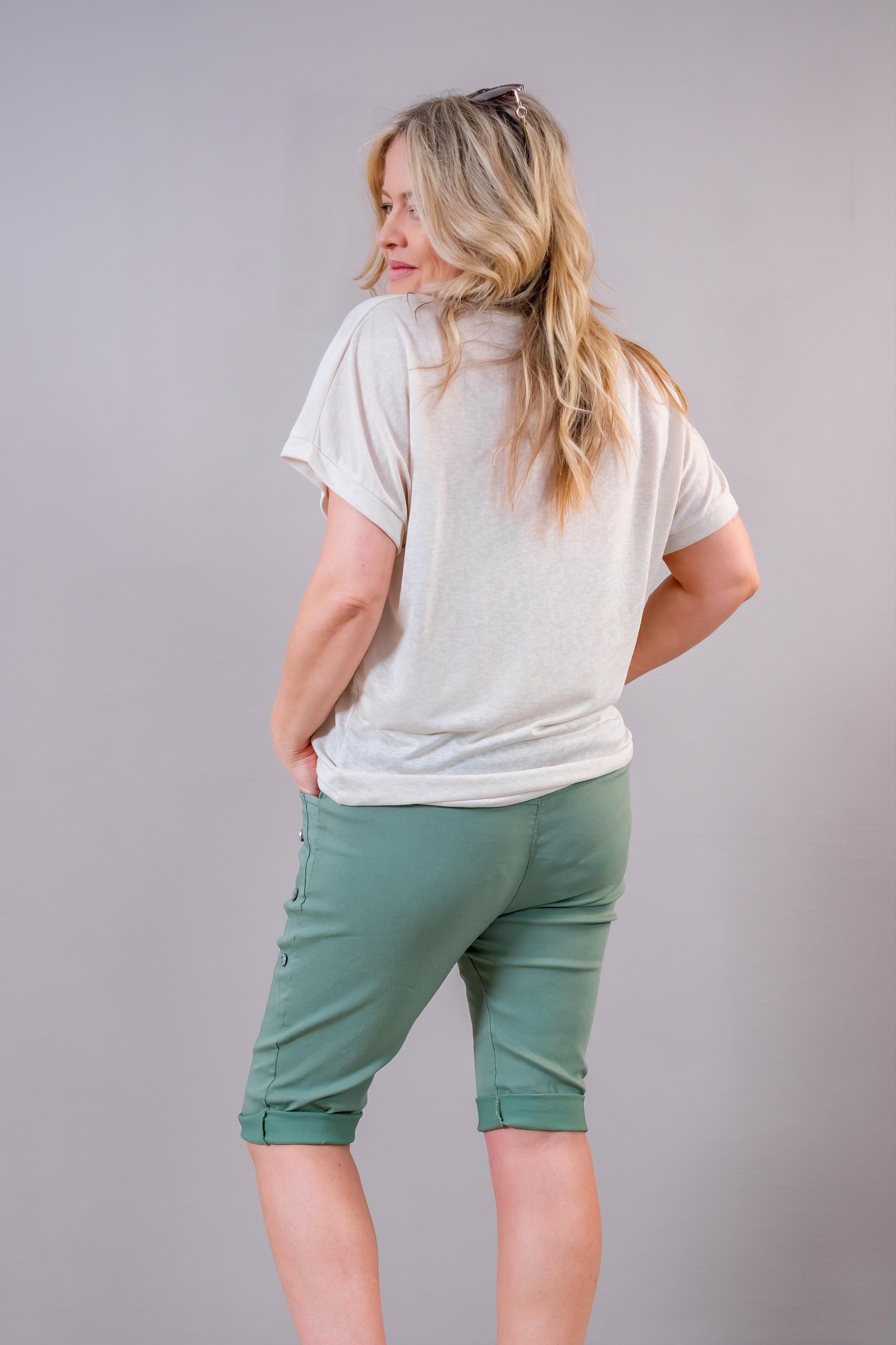 Bermuda-Shorts, khaki