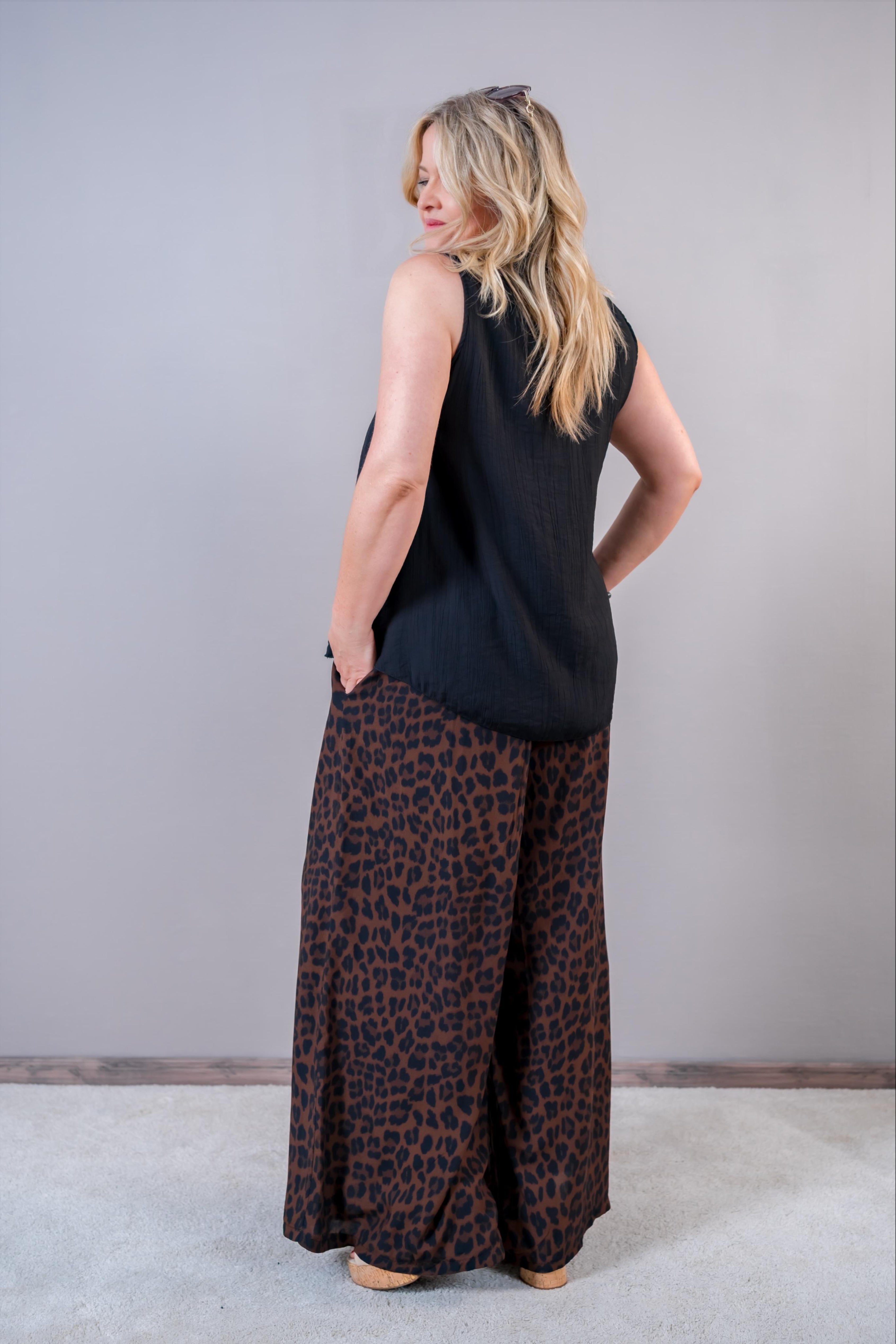 Elegantes Blusentop, schwarz