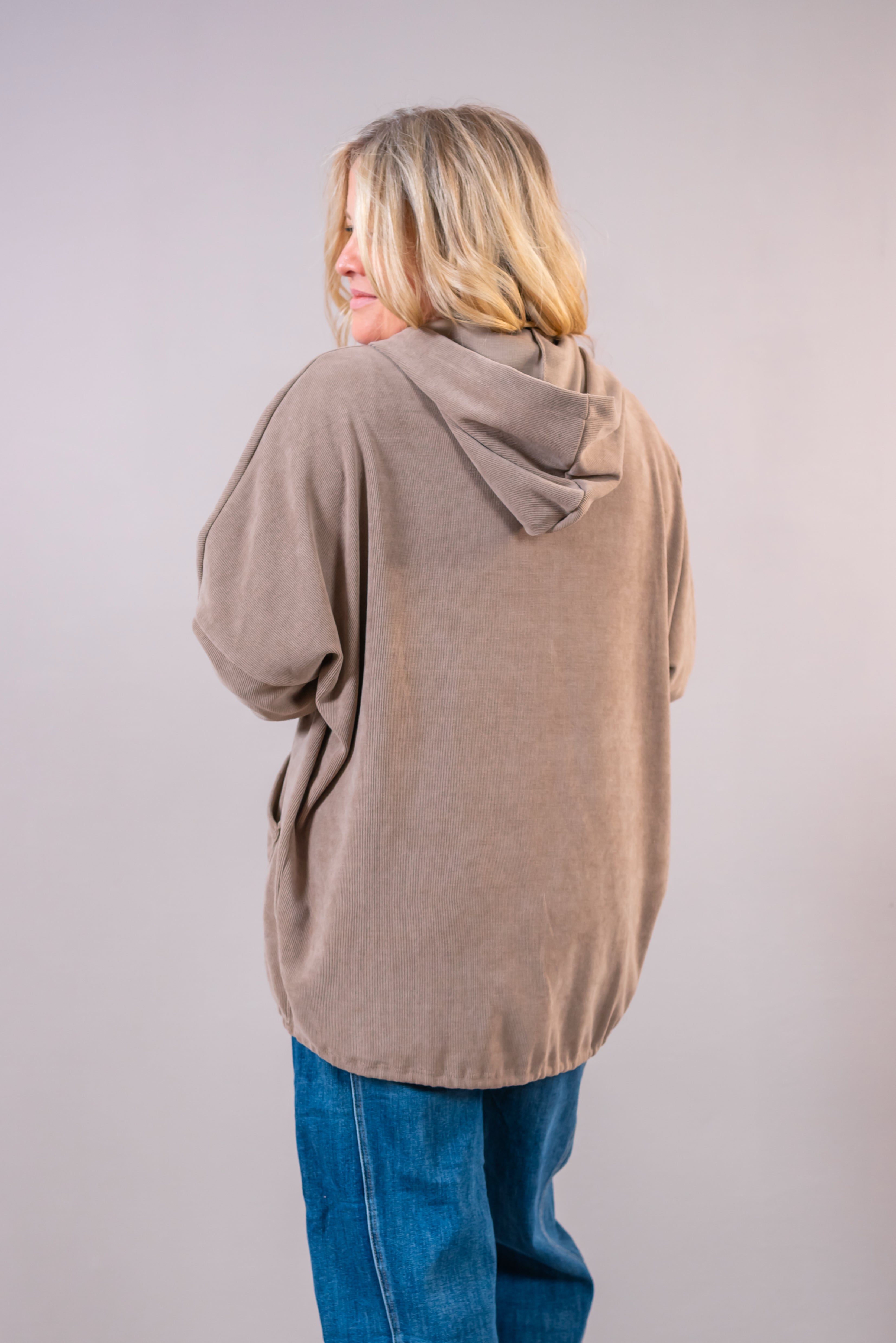 Feincordjacke "Cozy Taupe"