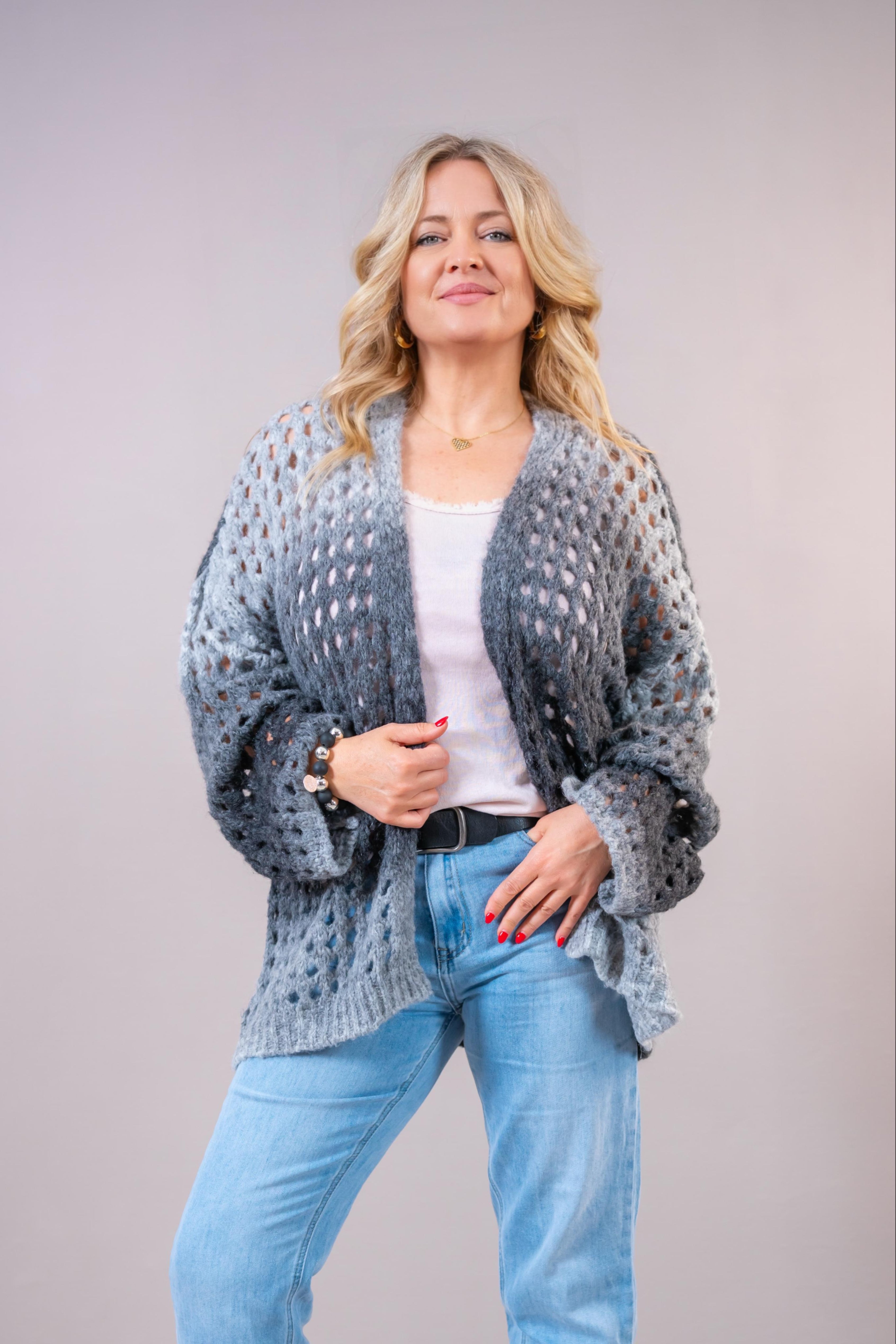Strickjacke "Grey Harmony"