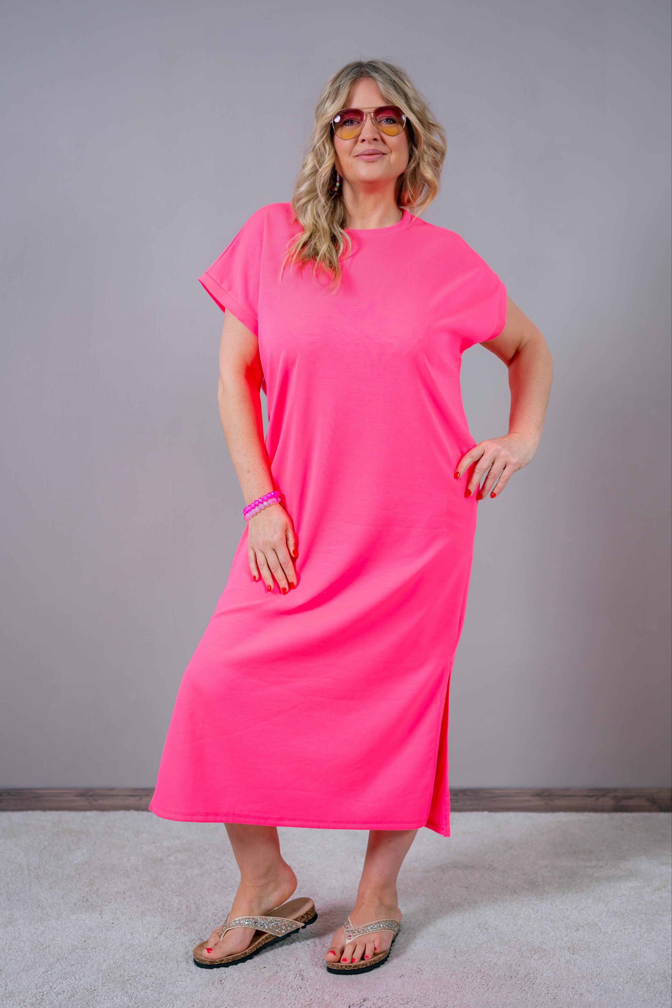 Shirt-Kleid, pink