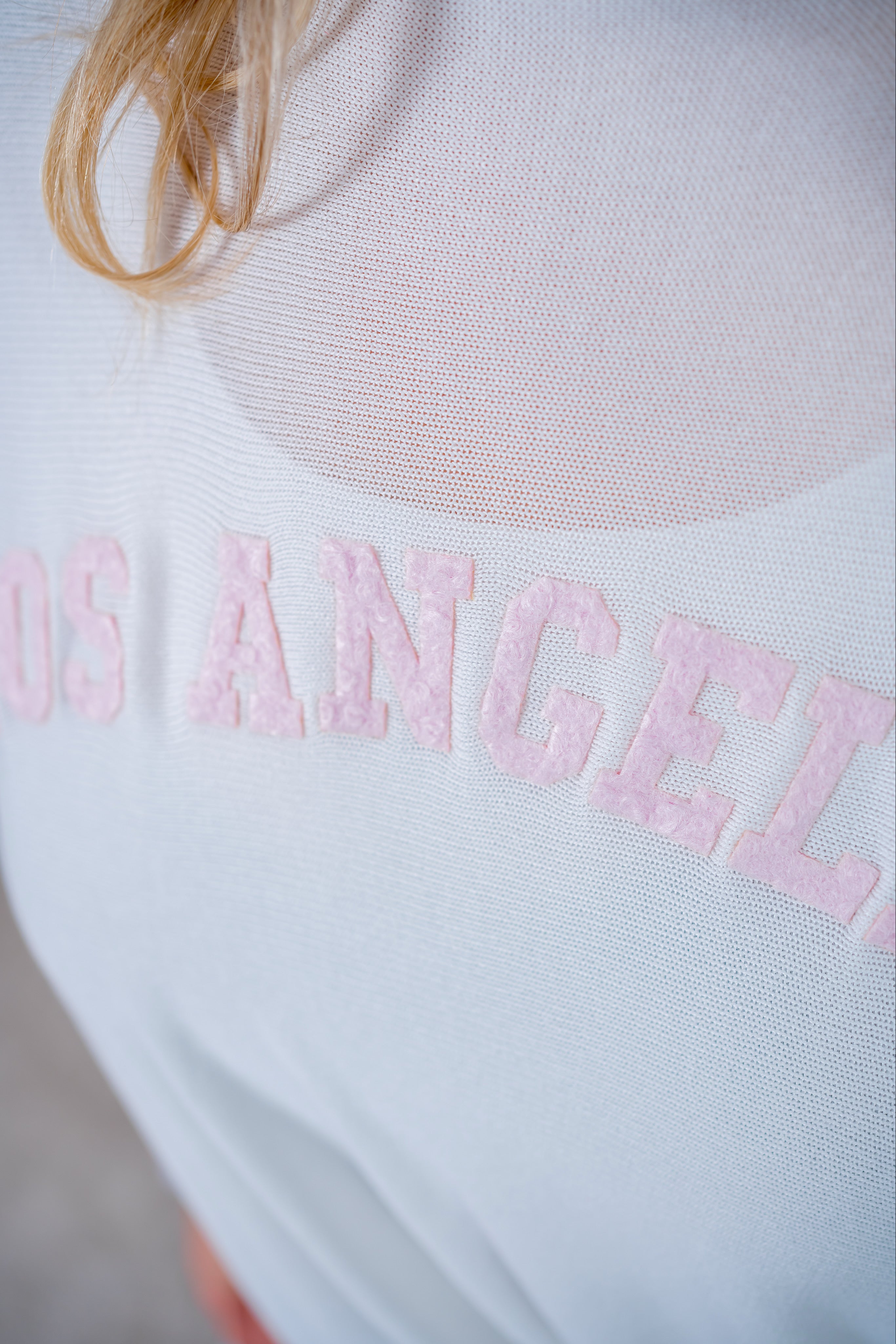 Oversize Shirt "Los Angeles", off-white