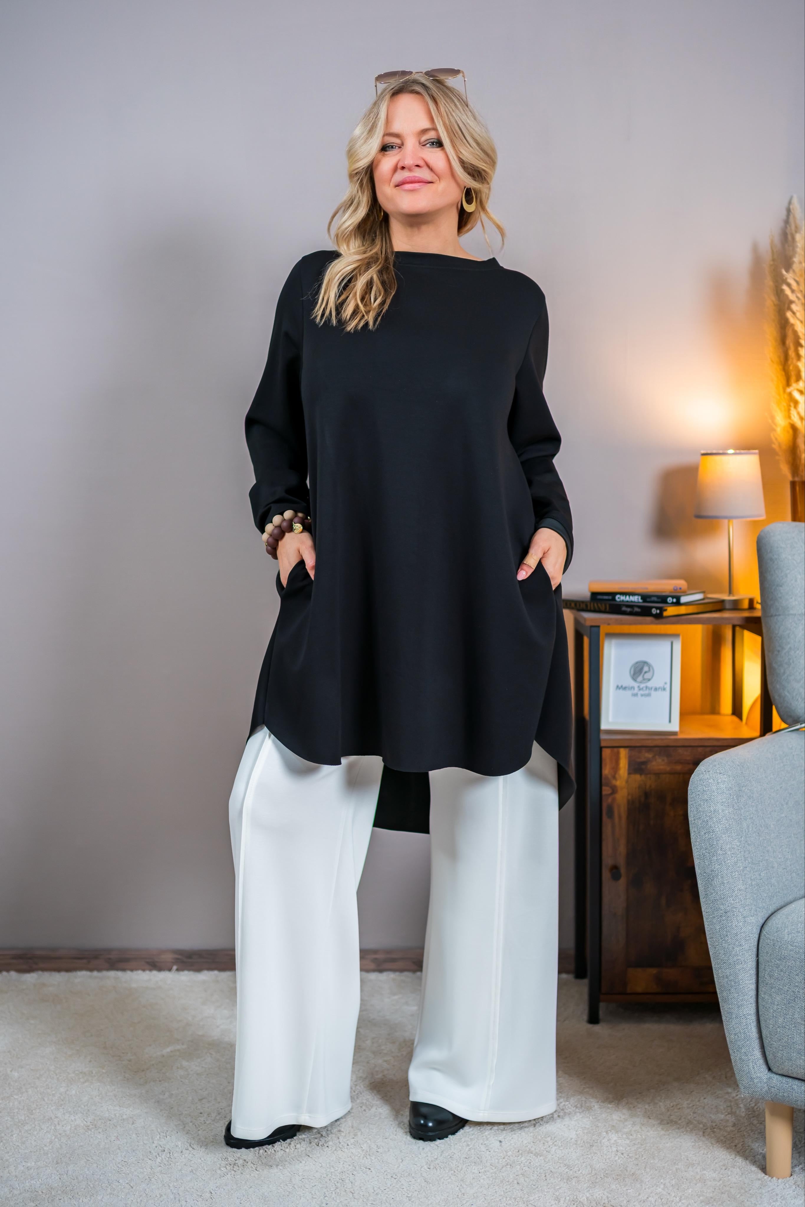 Sweathose in Wollweiß