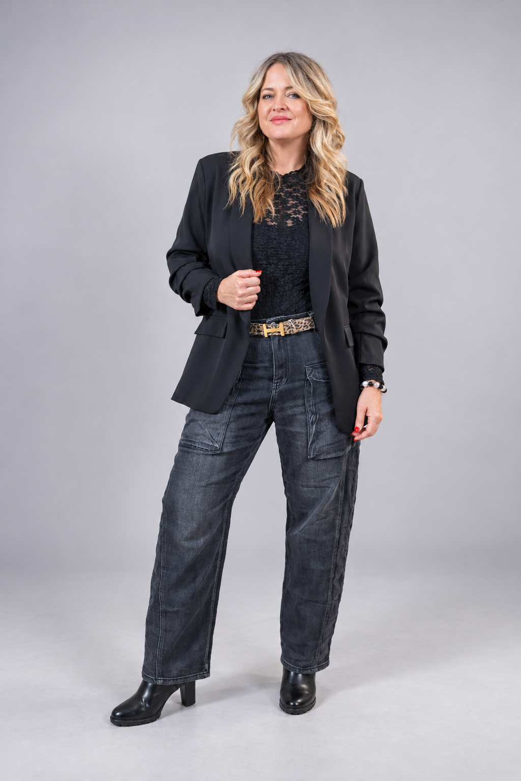 Eleganter Blazer, schwarz