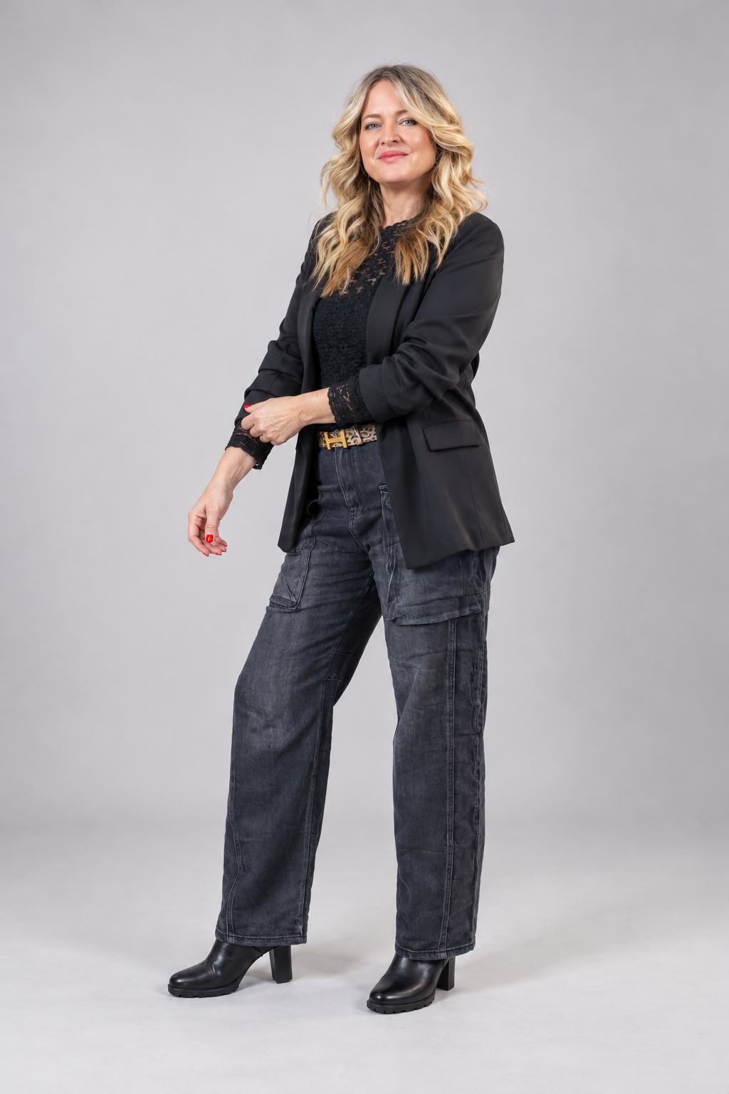 Eleganter Blazer, schwarz