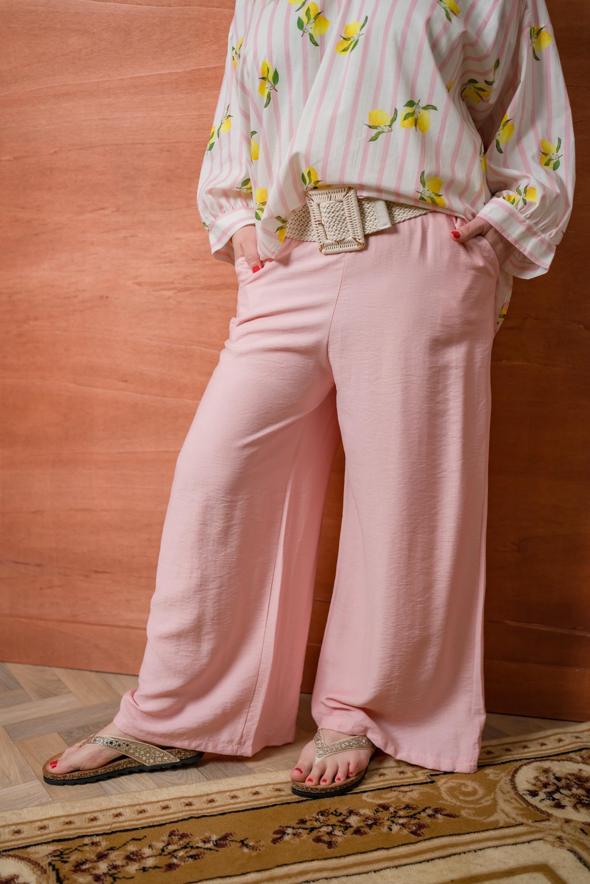 Stoffhose Savannah in Rosa