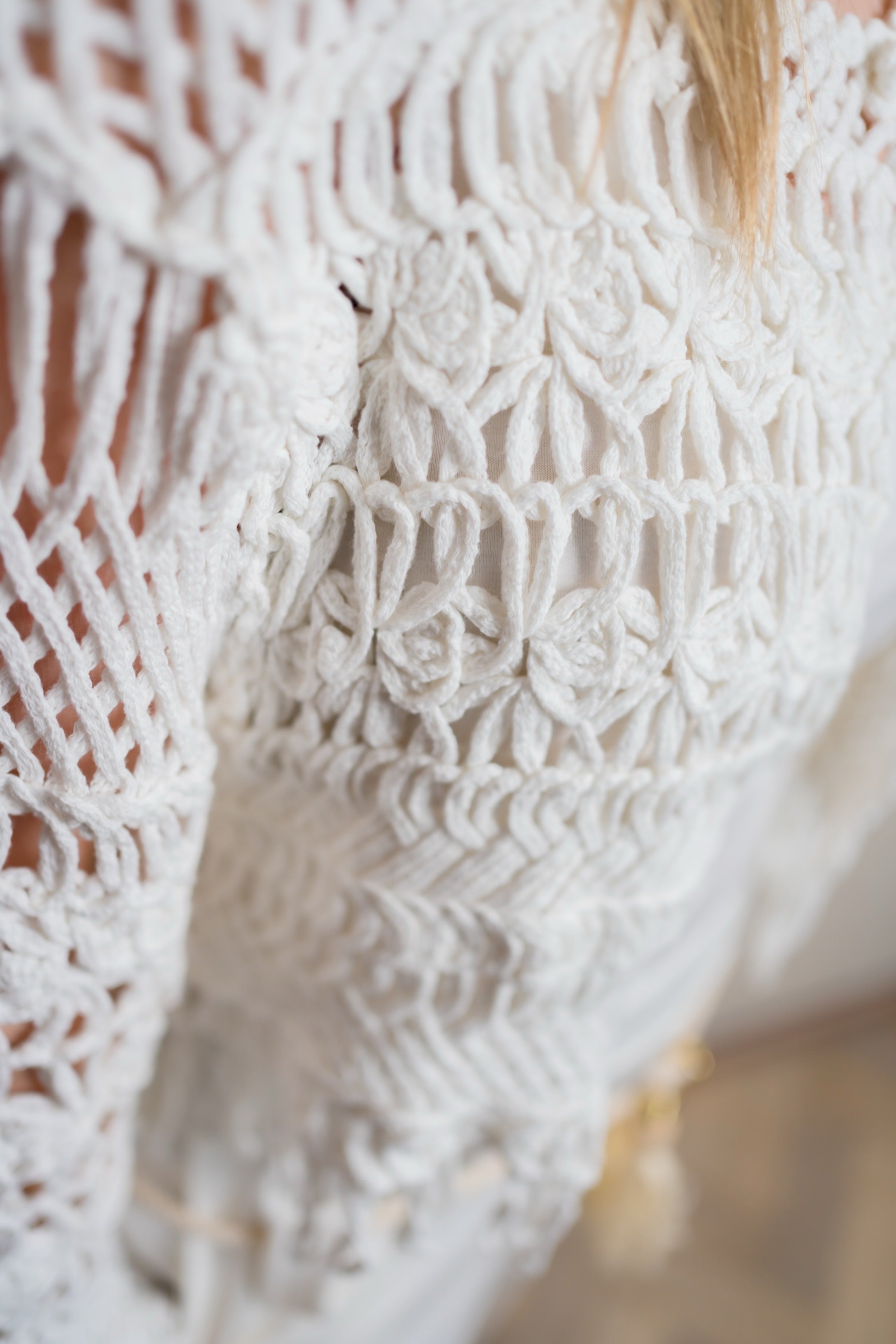Häkelstrickjacke Palma