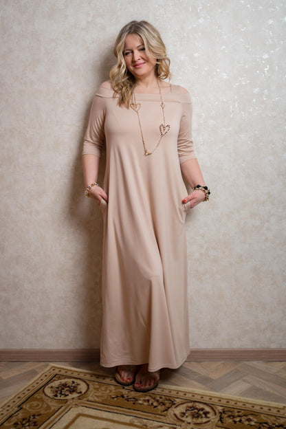 Kleid Leipzig in Nude