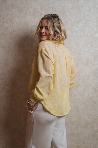 Bluse Windsor in Pastellgelb