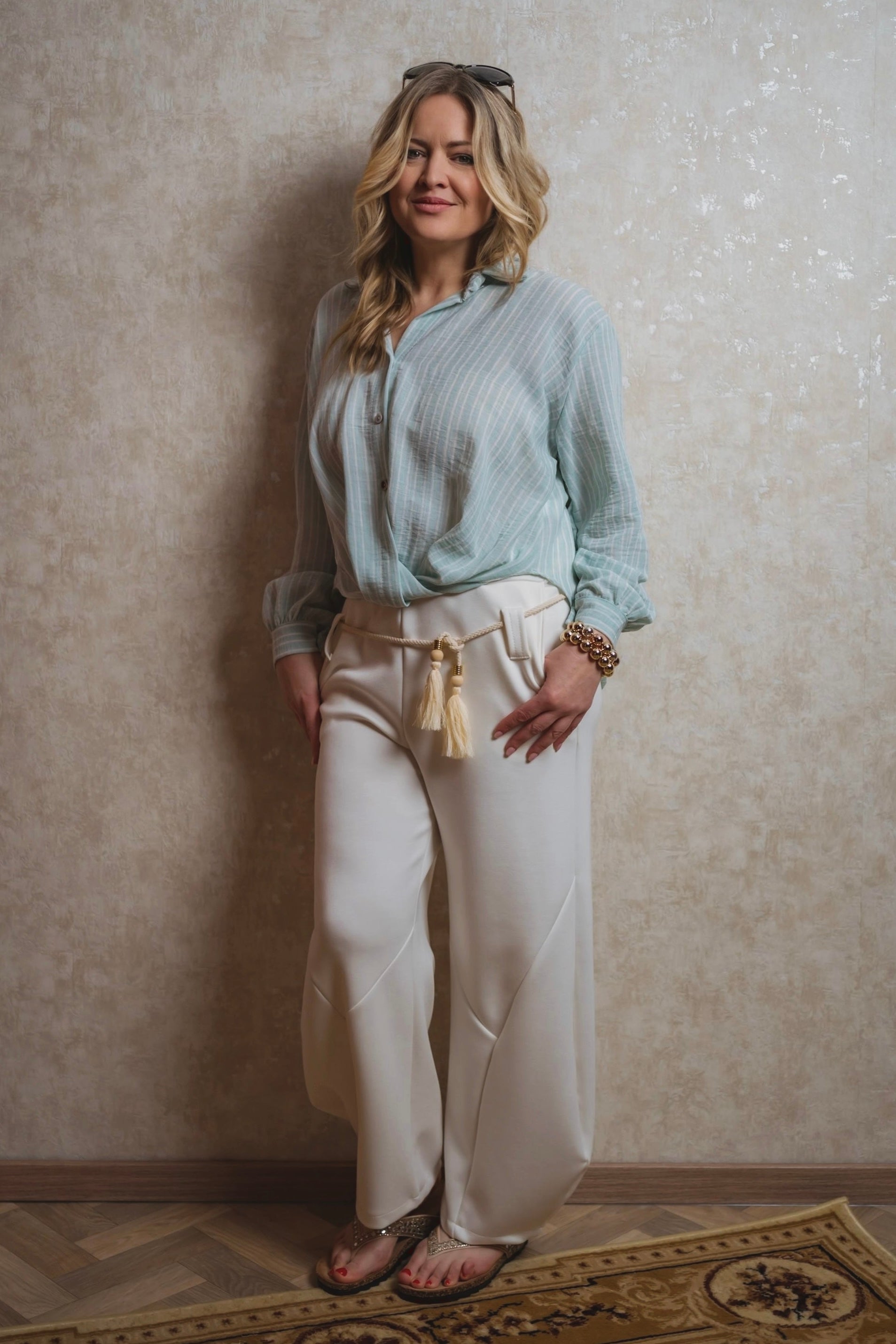 Bluse Windsor in Pastellblau