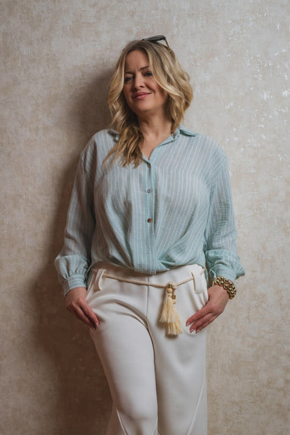 Bluse Windsor in Pastellblau