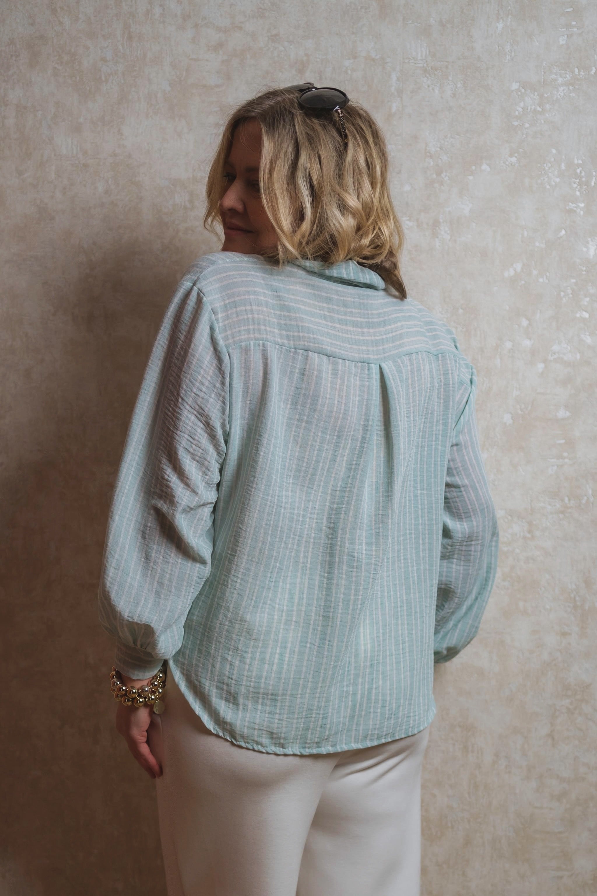 Bluse Windsor in Pastellblau