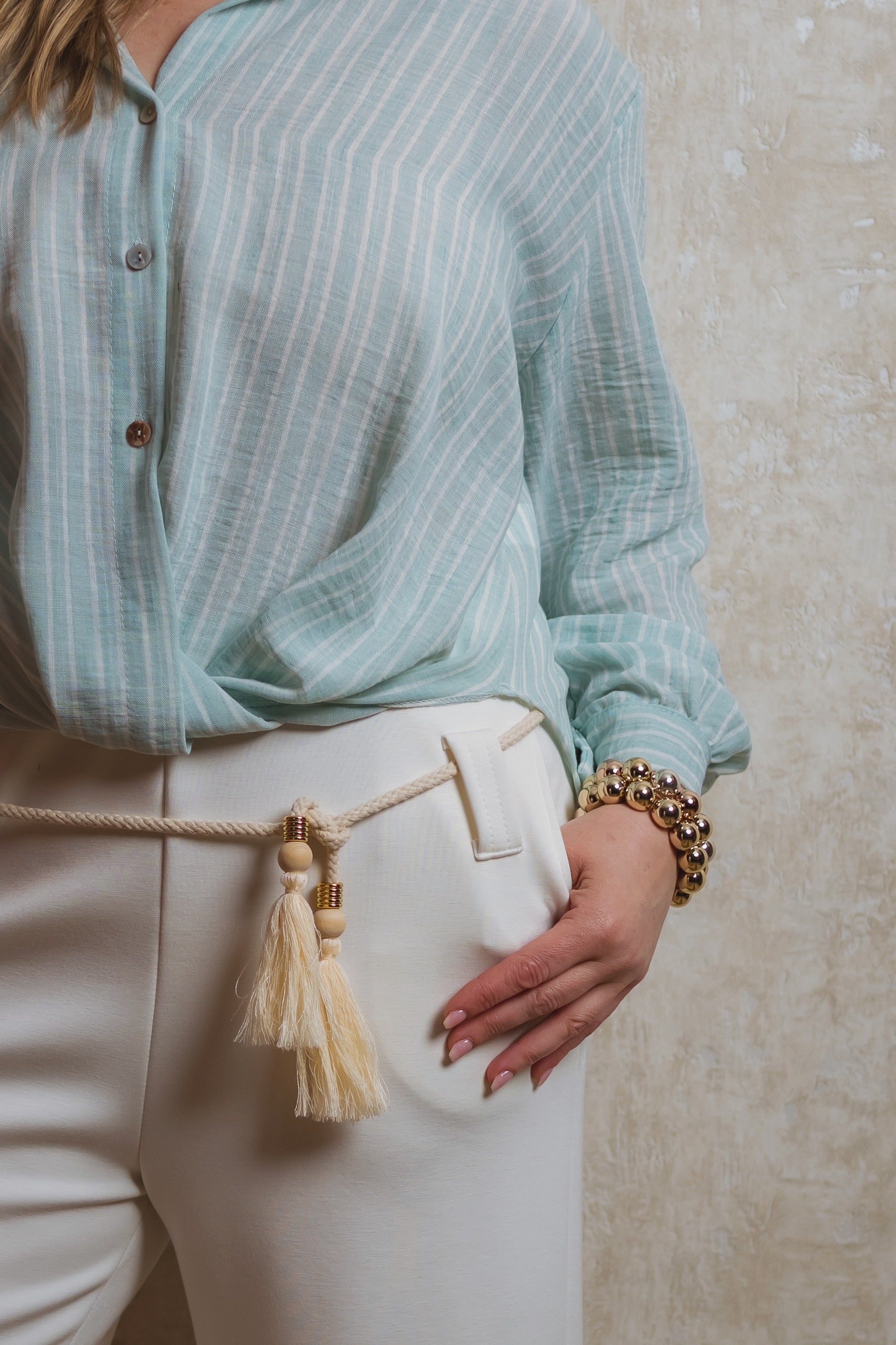 Bluse Windsor in Pastellblau
