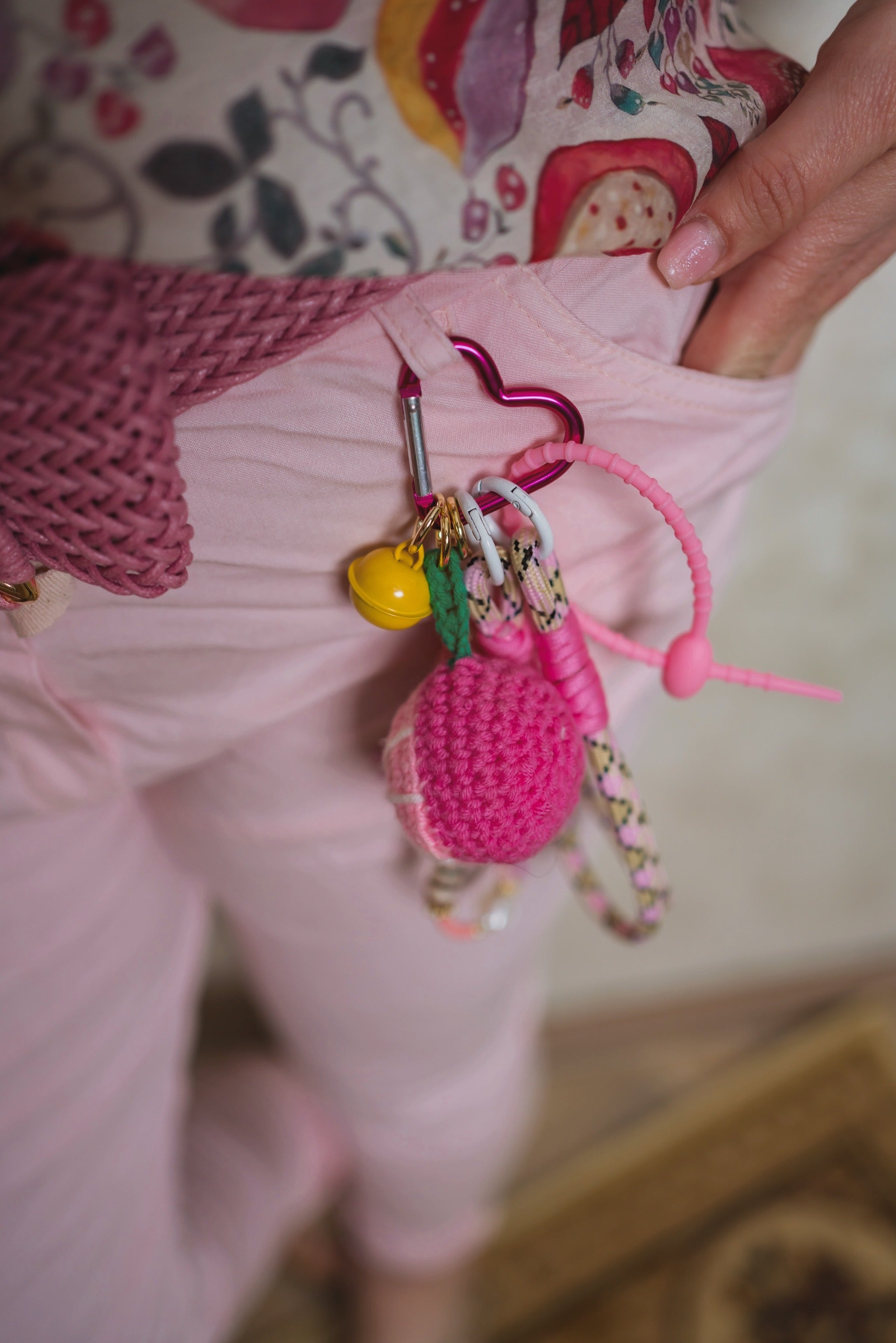 Stretchhose Abella in Rosa