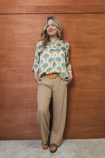 Stoffhose Samos in Camel