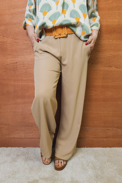 Stoffhose Samos in Camel