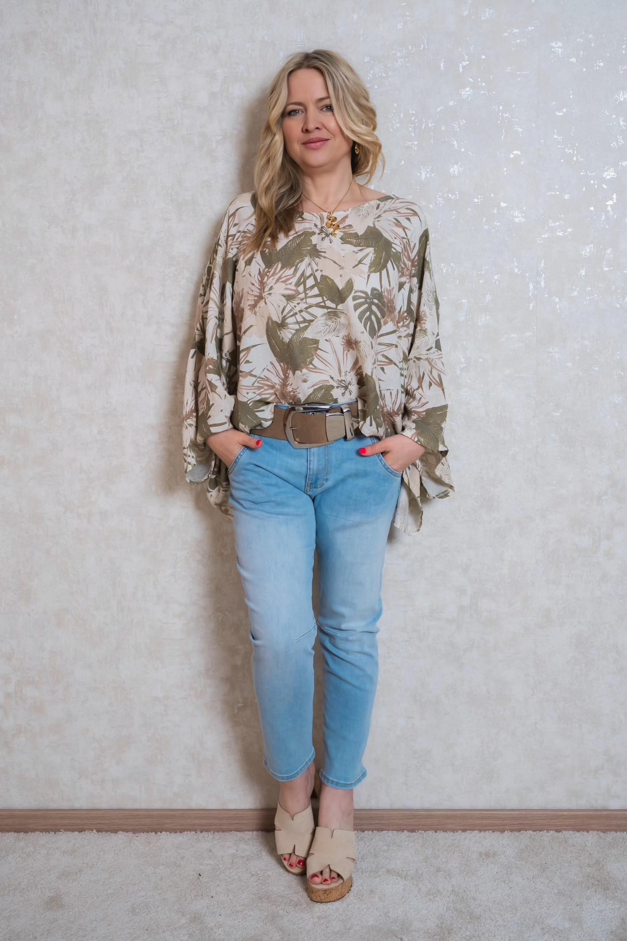 Jeans, Hellblau