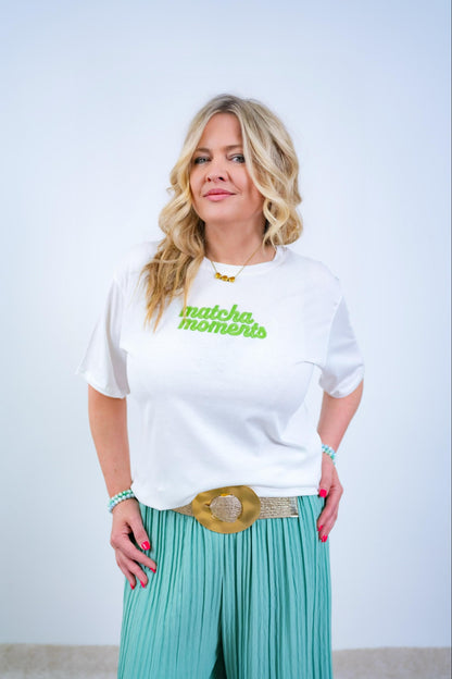 T-Shirt mit Stickerei