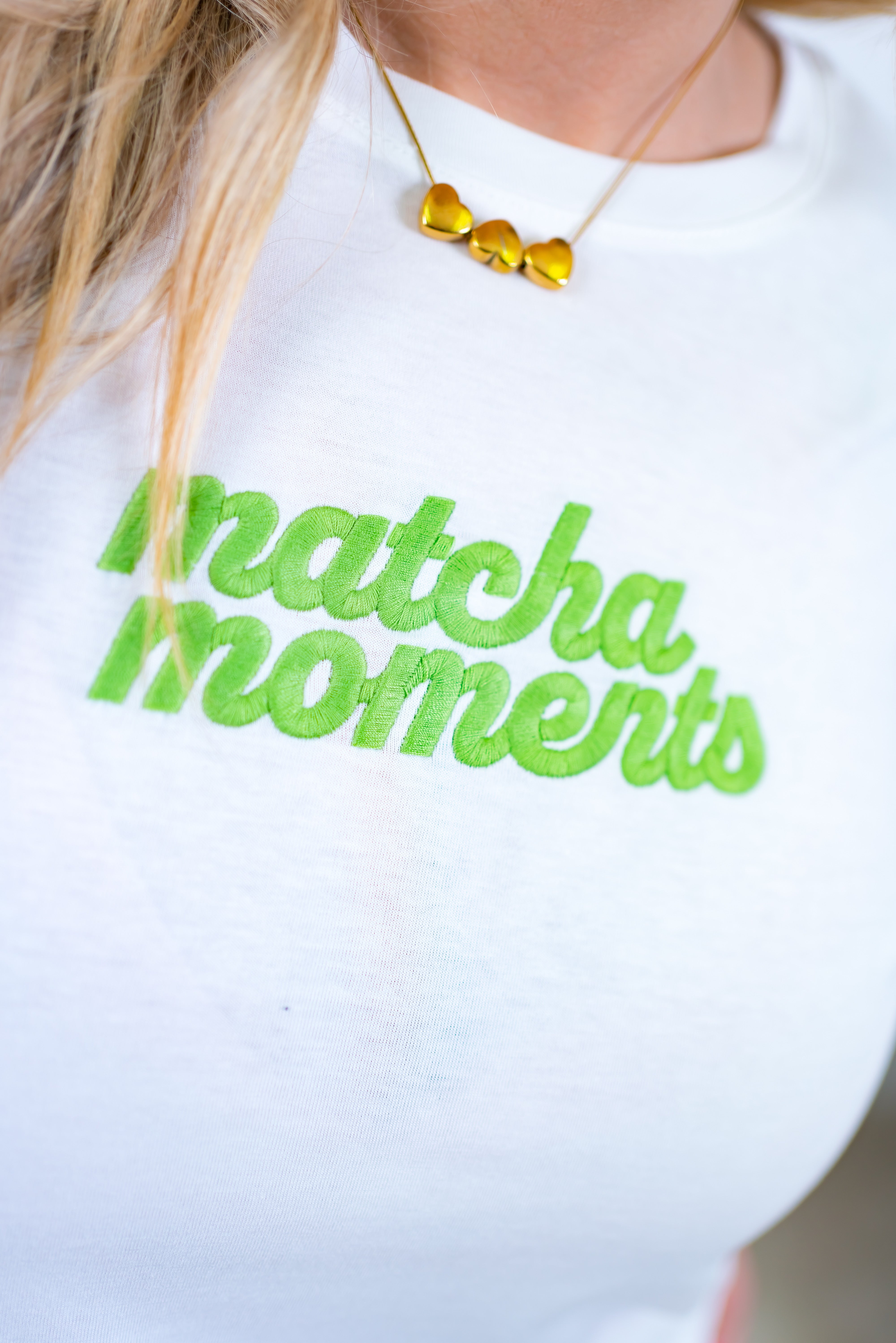 T-Shirt mit Stickerei