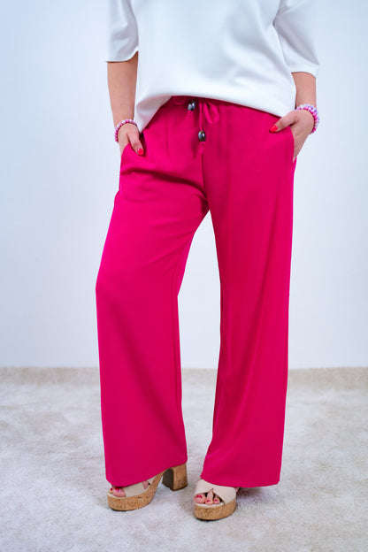 Stoffhose, pink