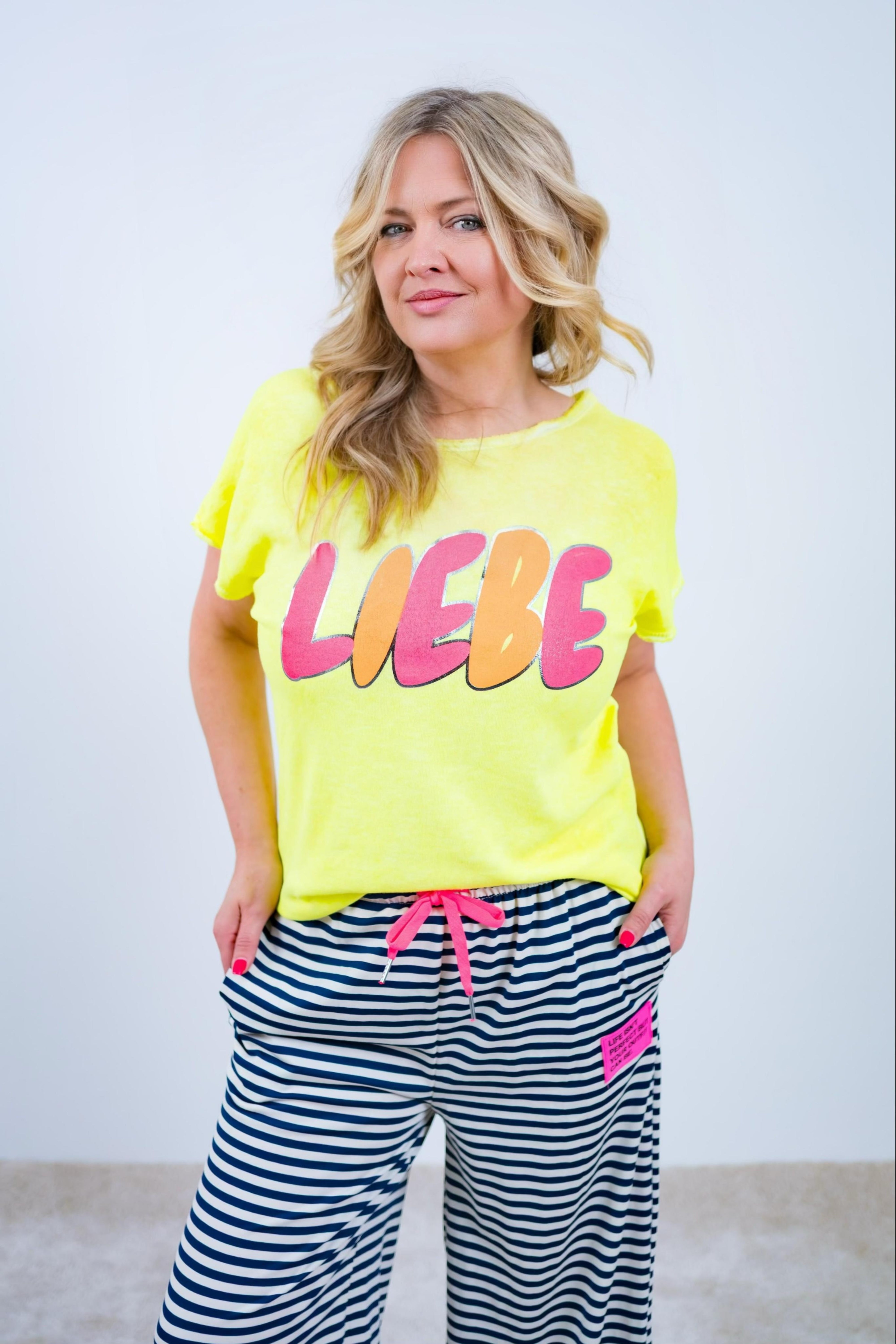 T-Shirt, neongelb