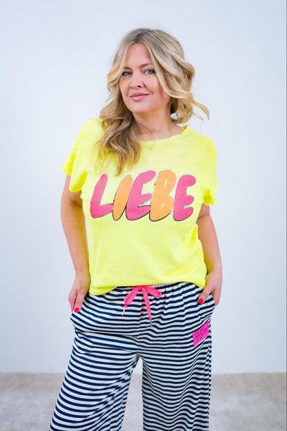 T-Shirt, neongelb