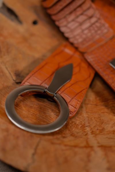 Stretchgürtel in Hellbraun