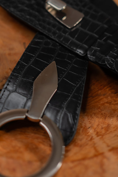 Stretchgürtel in Schwarz