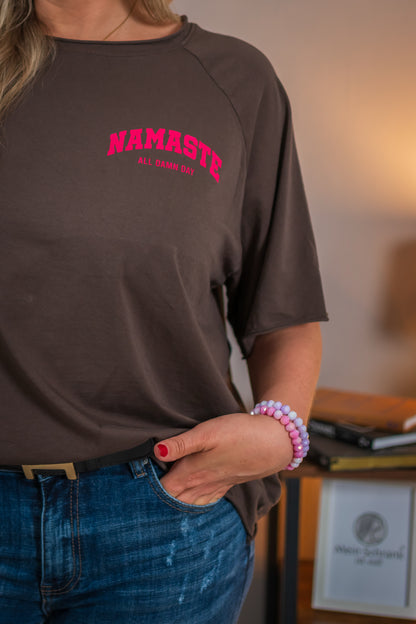 T-Shirt, schokobraun