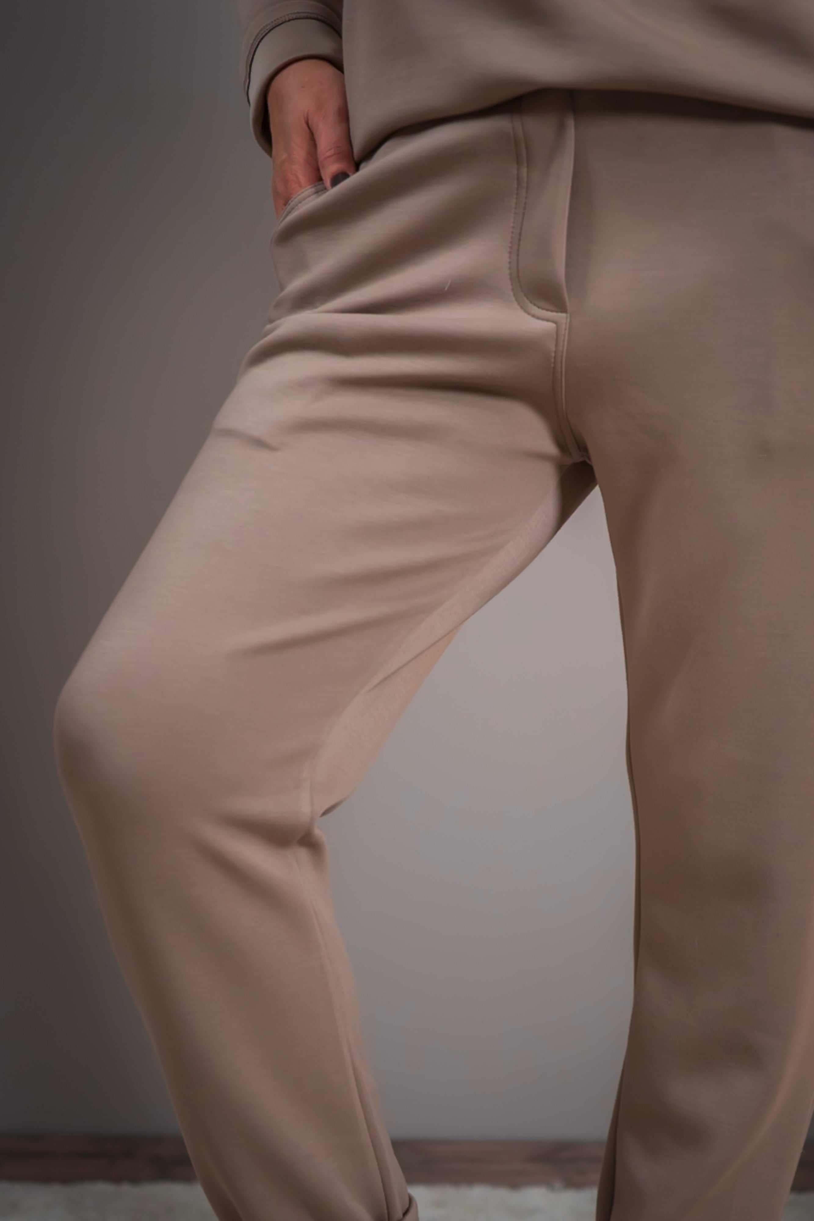 Sweathose, taupe