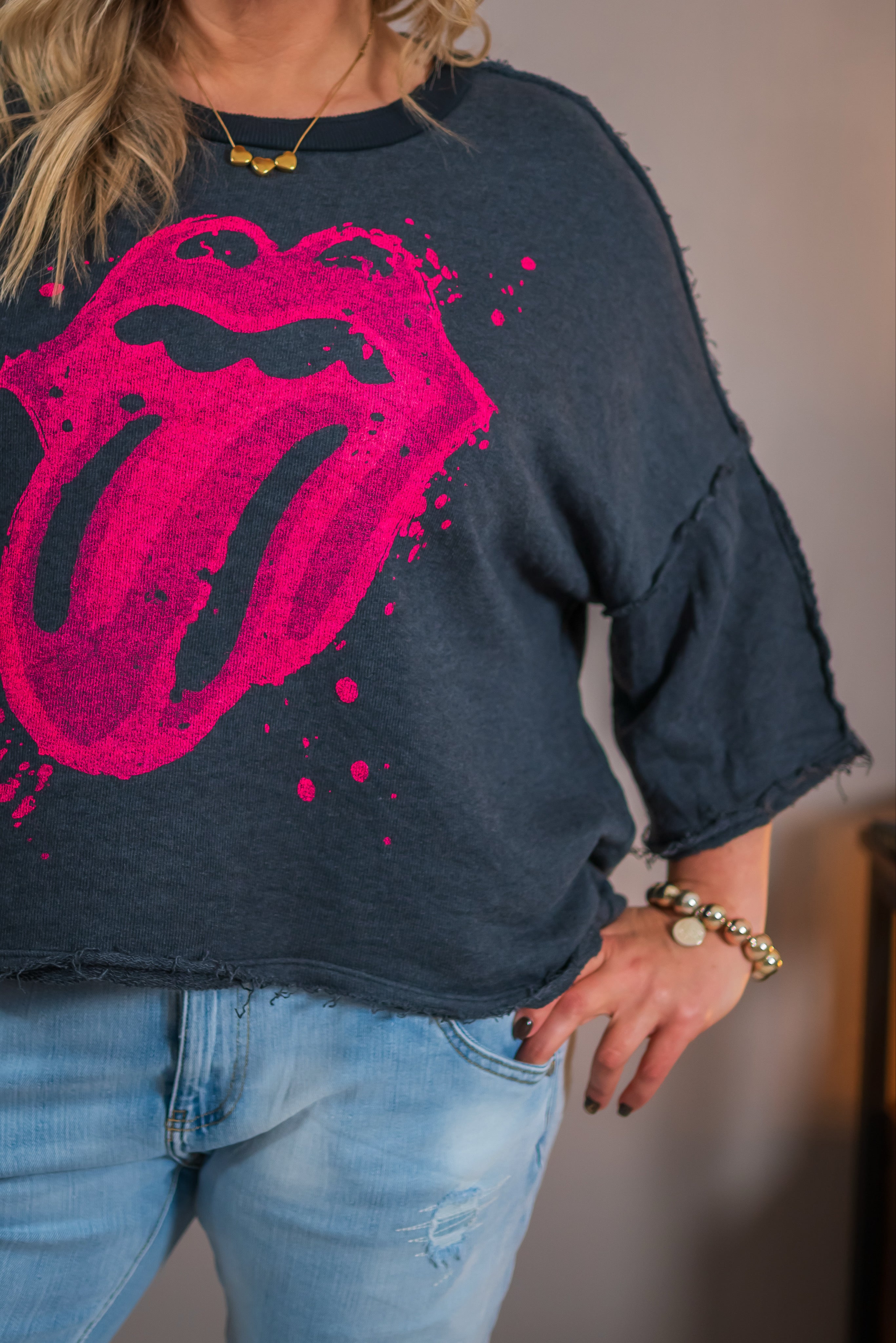 Sweatshirt, halbarm