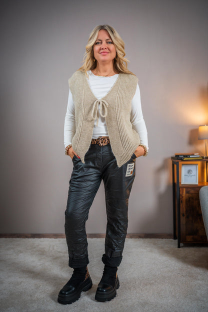 Leichtes Langarmshirt, weiß