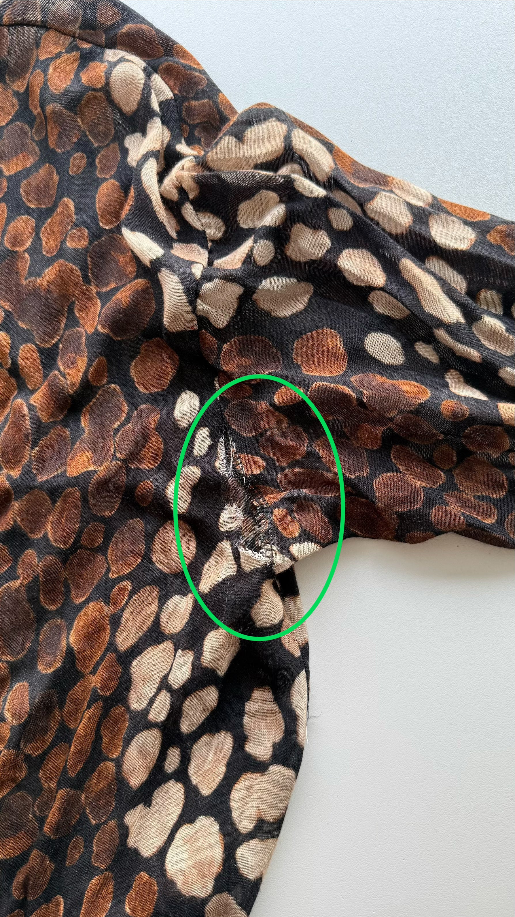 Bluse mit Muster 2.Wahl