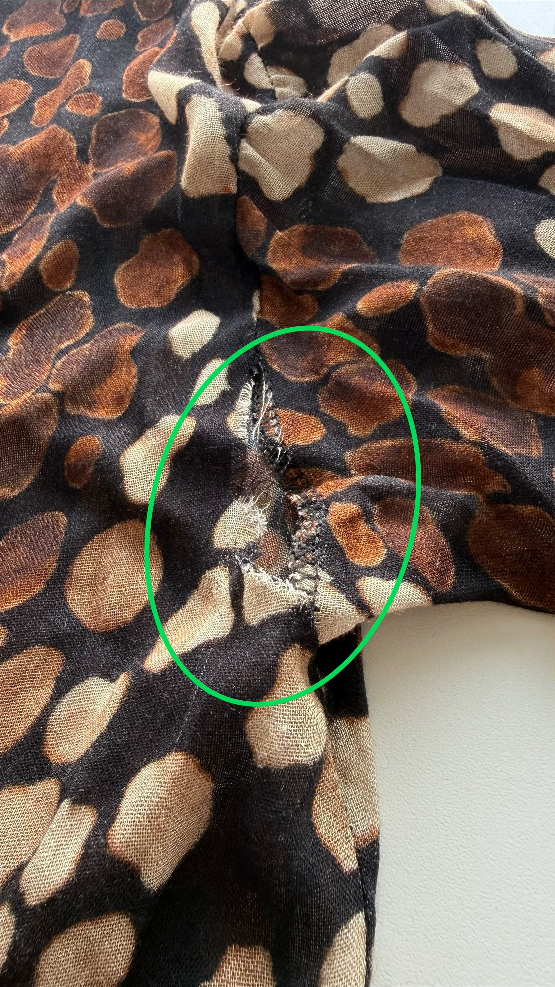 Bluse mit Muster 2.Wahl