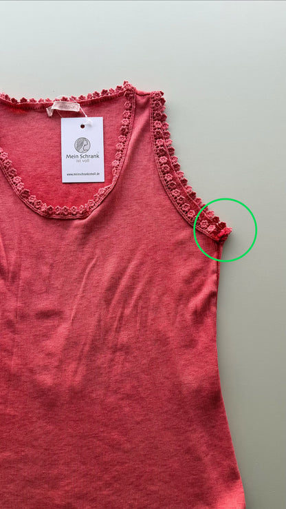 Top in Korallrot 2.Wahl