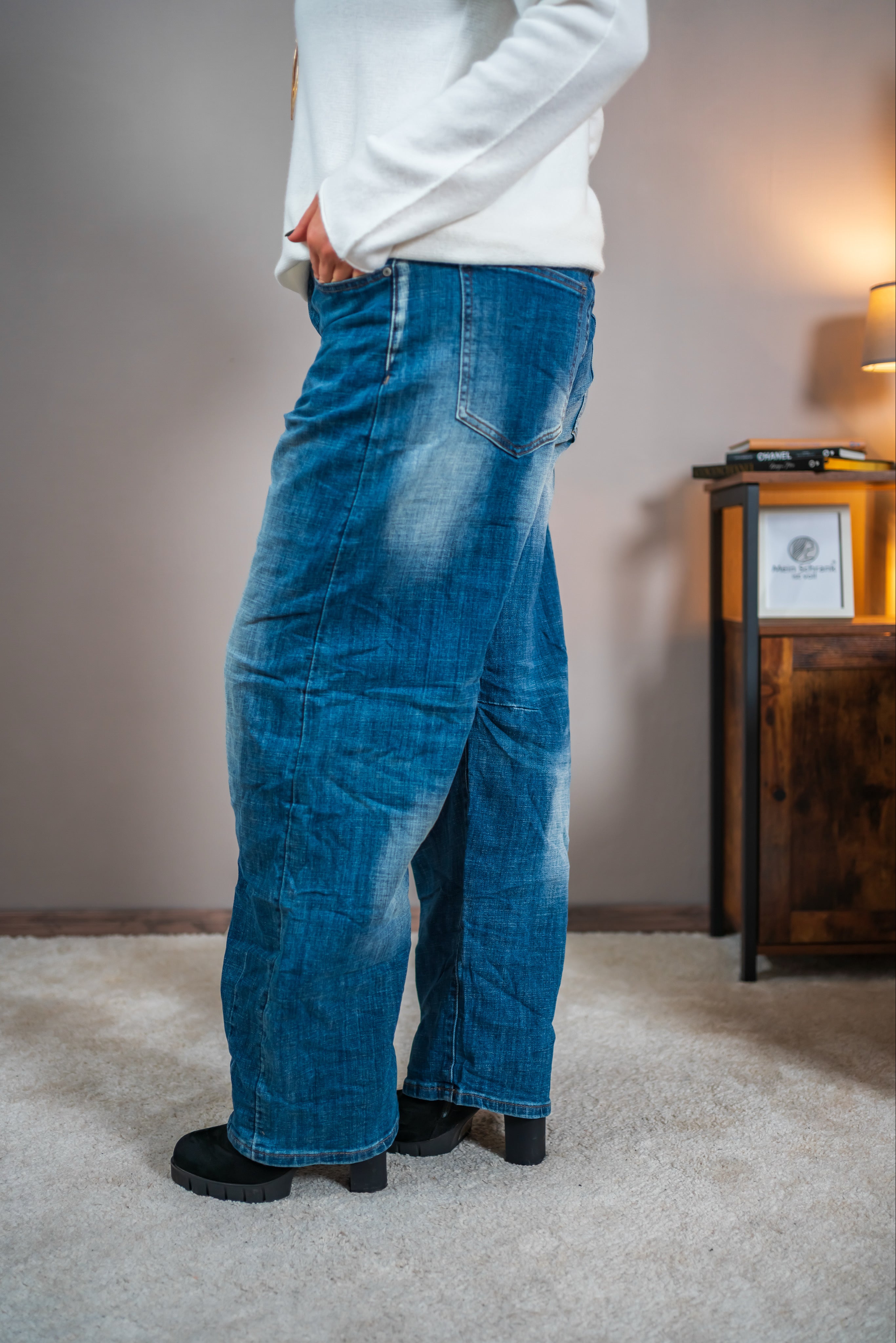 Barrel Jeans im Vintage-Look