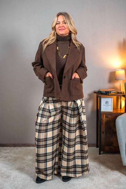 Jacke im Casual-Look, braun