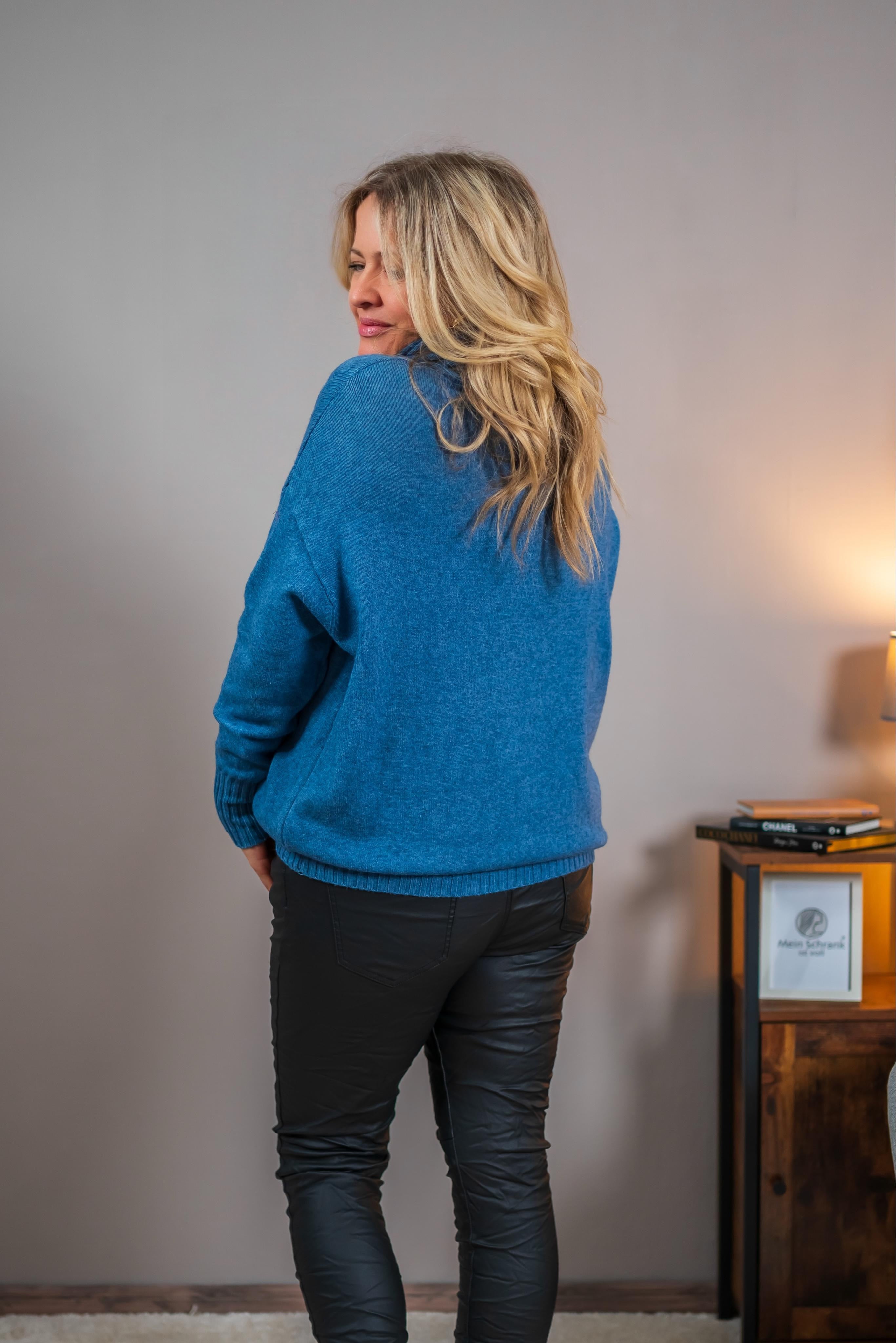 Strickpullover Tabarca, rauchblau