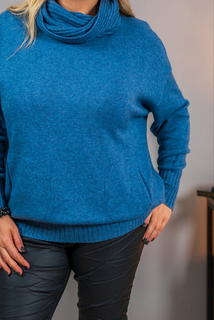 Strickpullover Tabarca, rauchblau